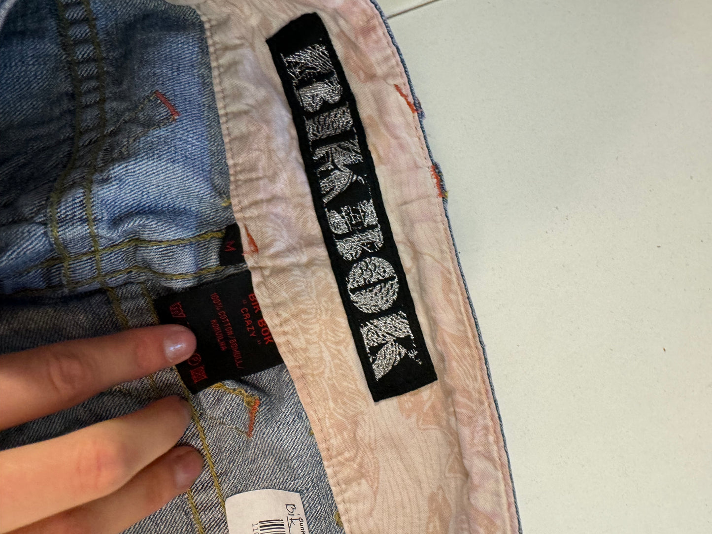 Lågmidjade jeans stl: M