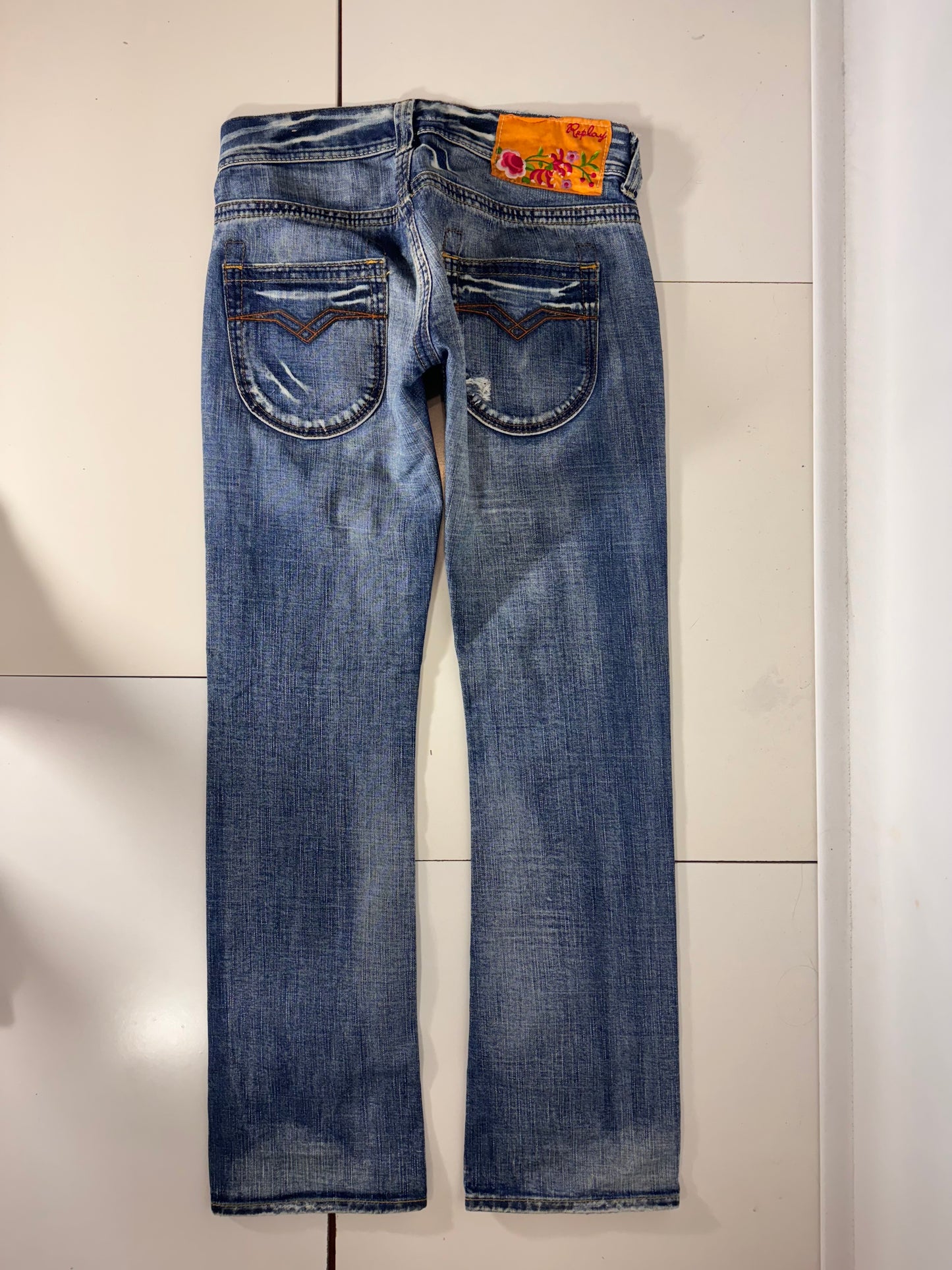 Lågmidjade jeans stl: S