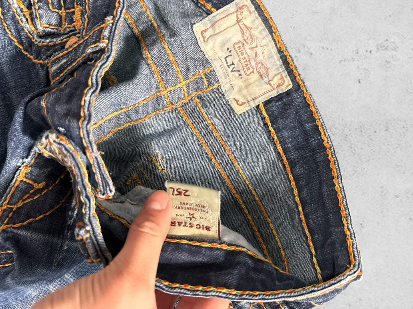 Lågmidjade jeans stl: XS