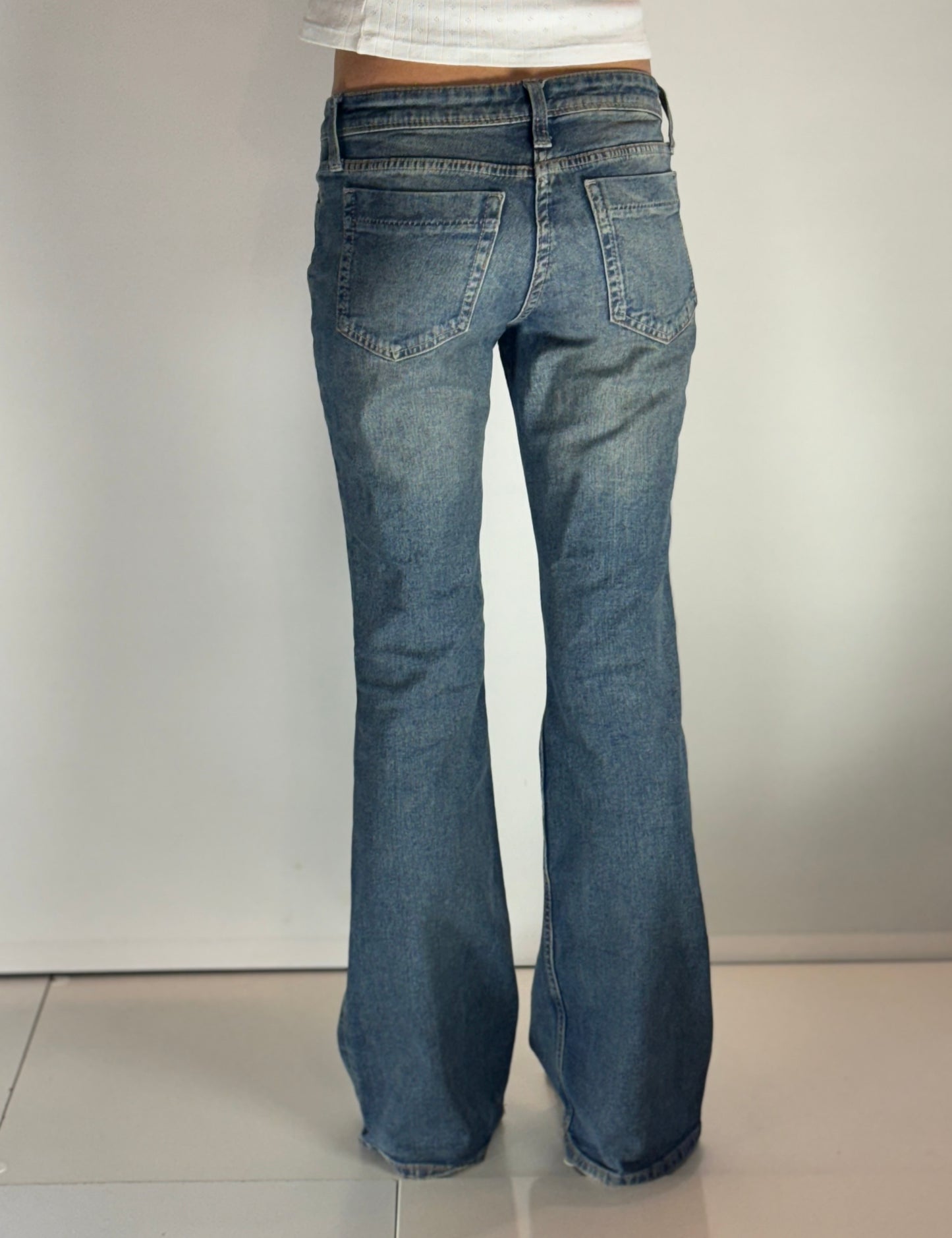 Lågmidjade jeans stl: S