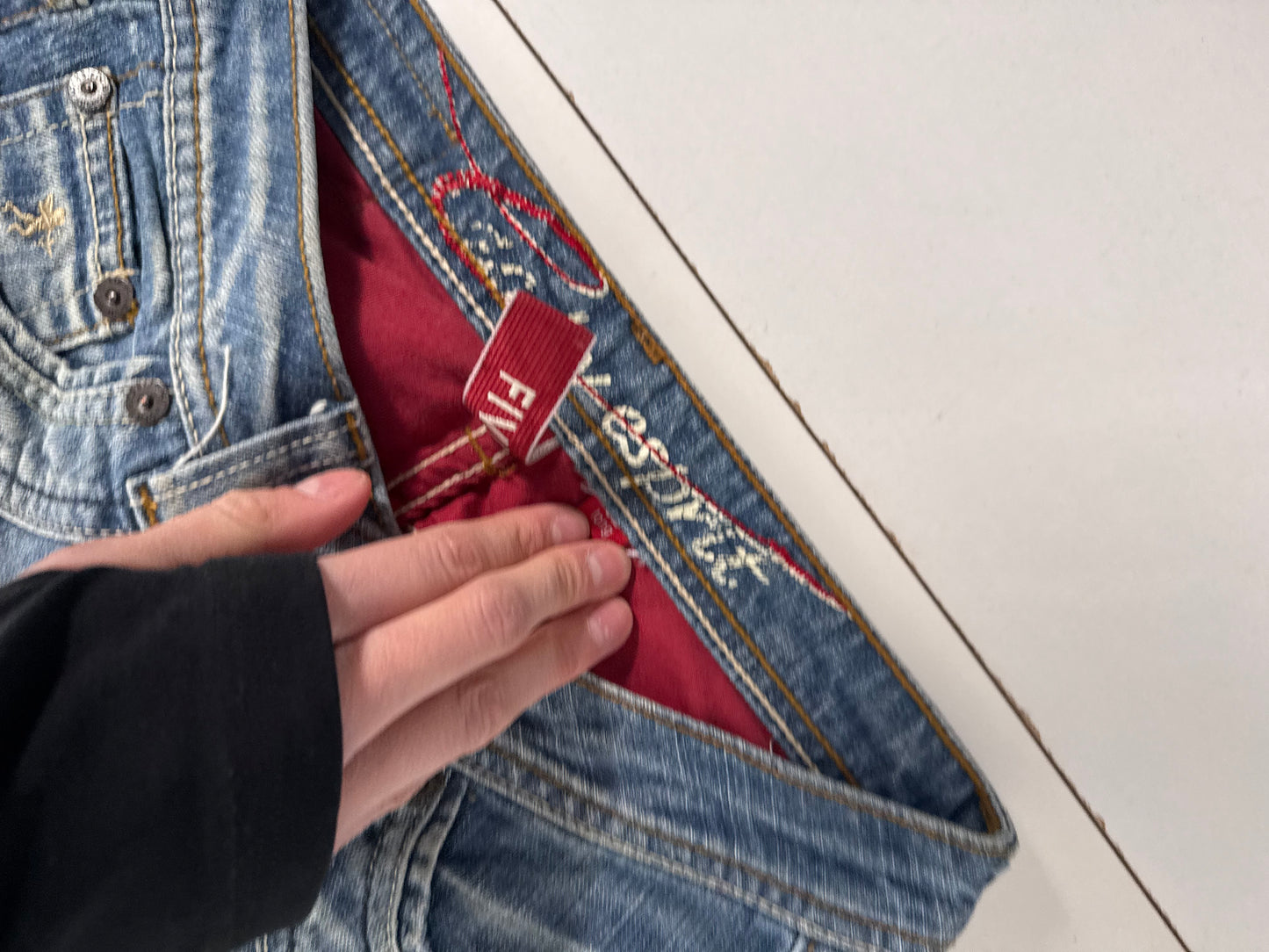 Lågmidjade jeans stl: XXS