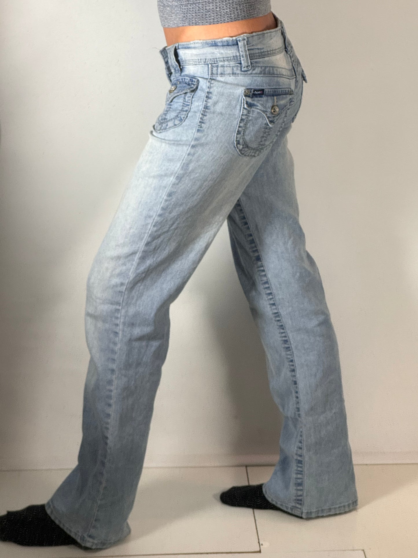 Lågmidjade jeans stl: S