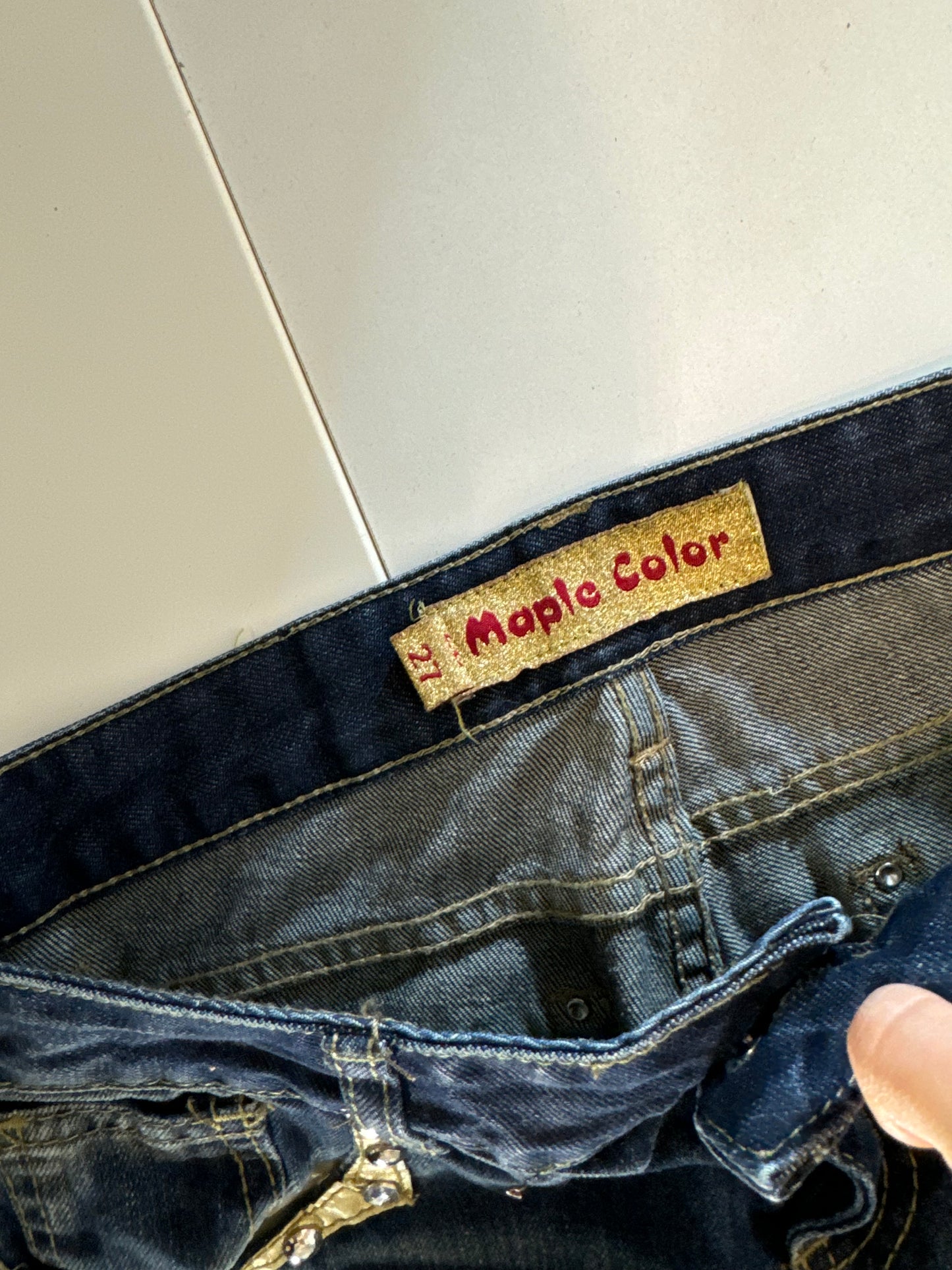 Lågmidjade jeans stl: XS
