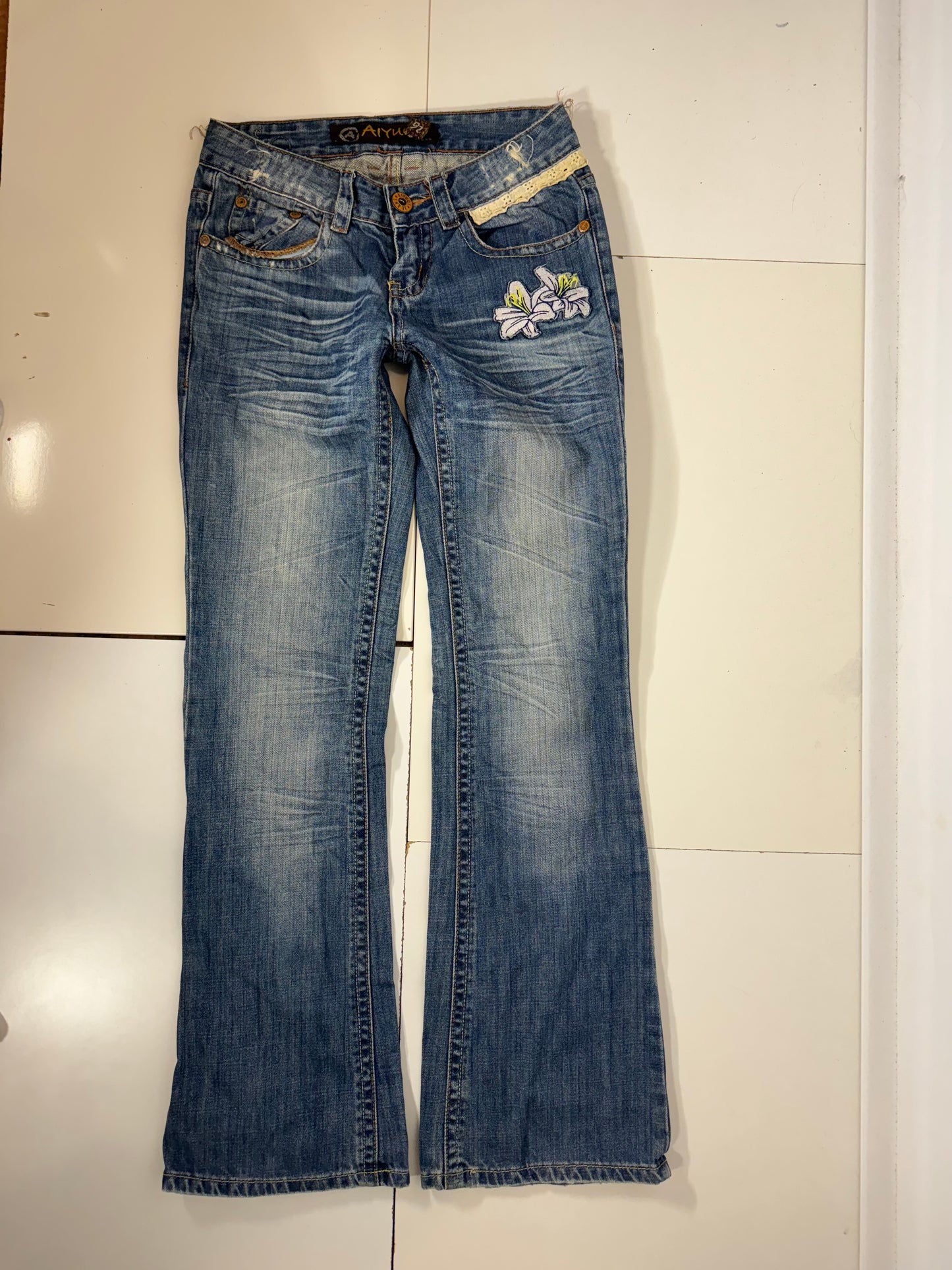 Lågmidjade jeans stl: XS
