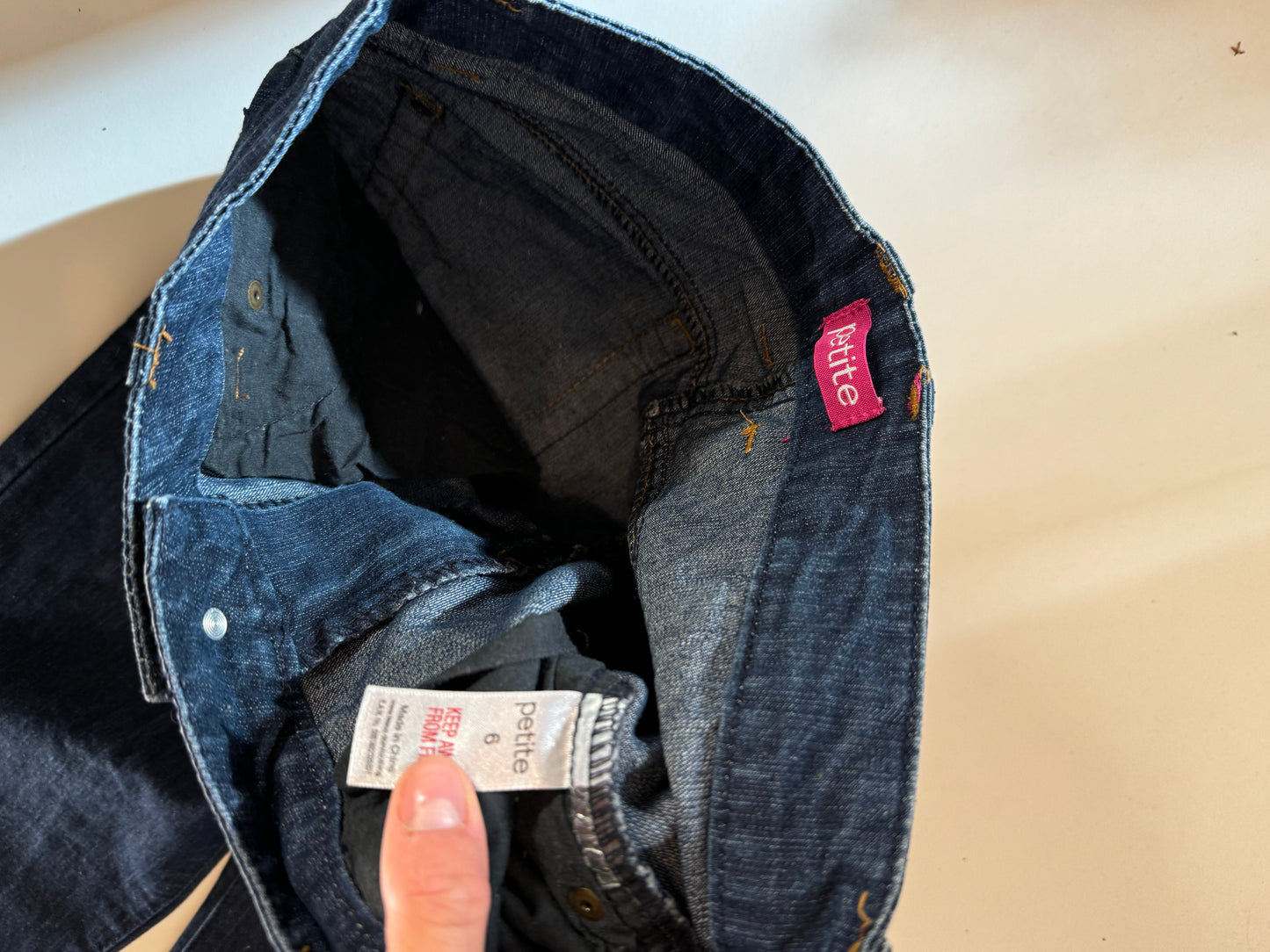 Lågmidjade jeans stl: XS