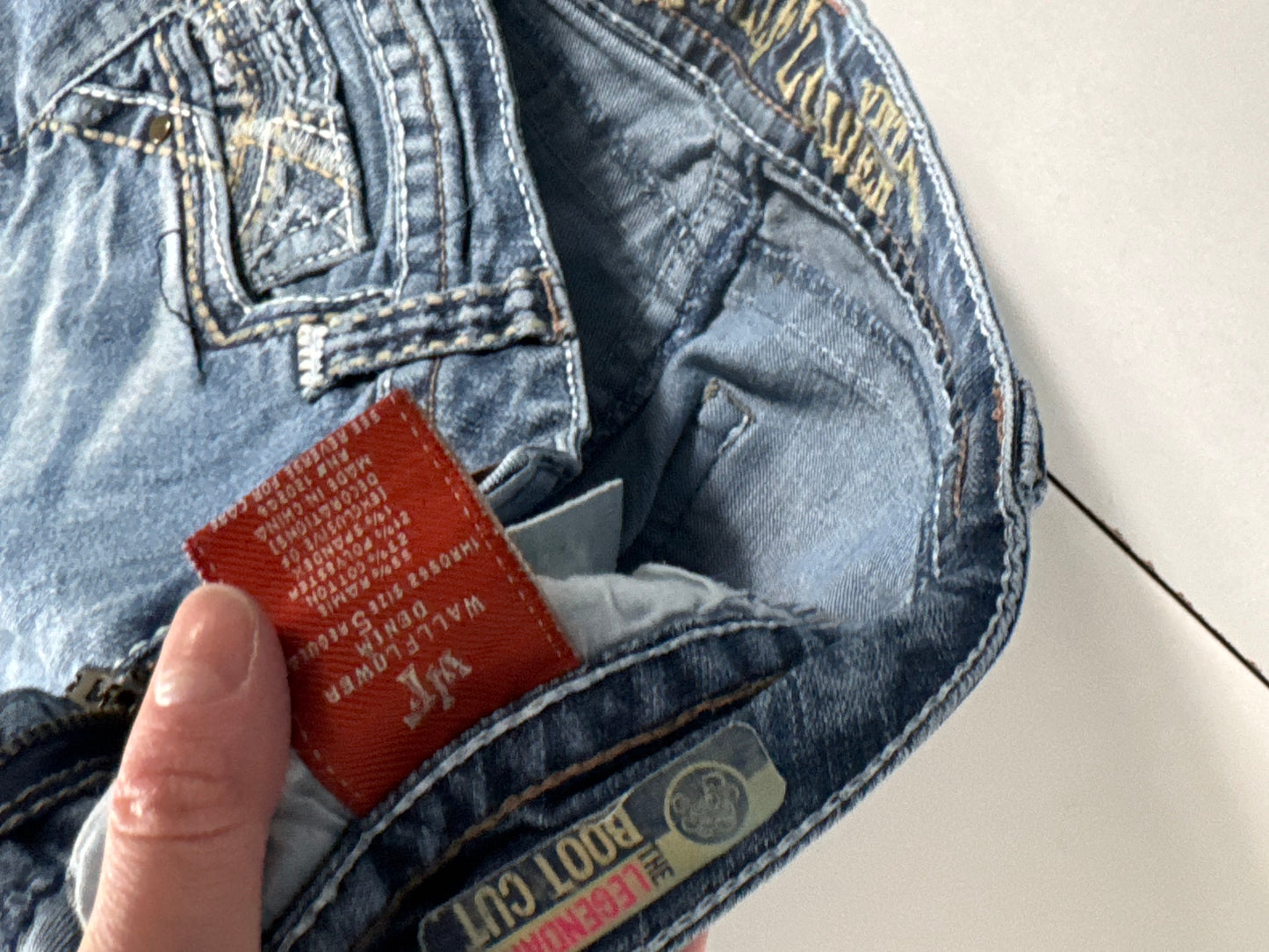 Lågmidjade jeans stl: S