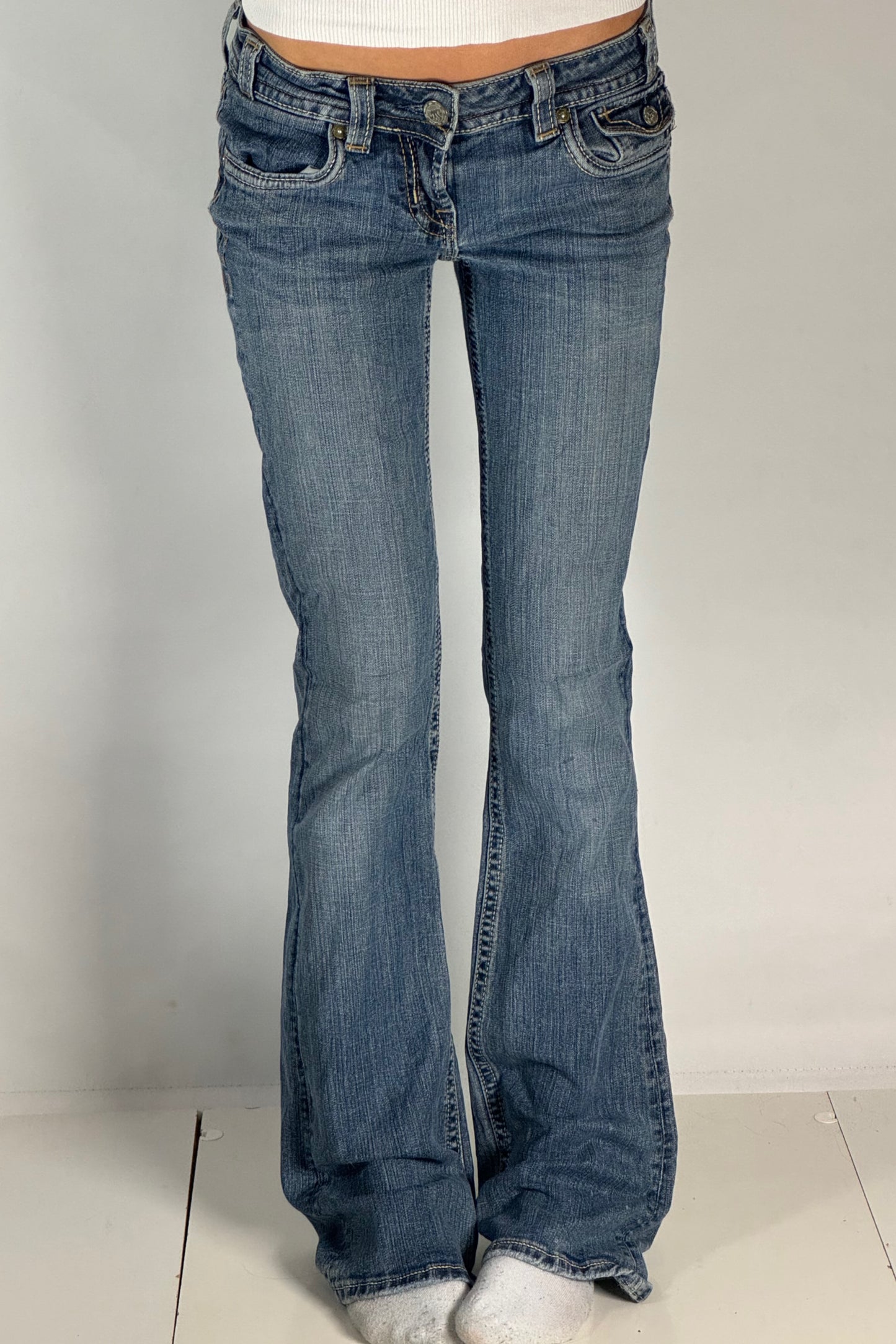 Lågmidjade jeans stl: XS/S