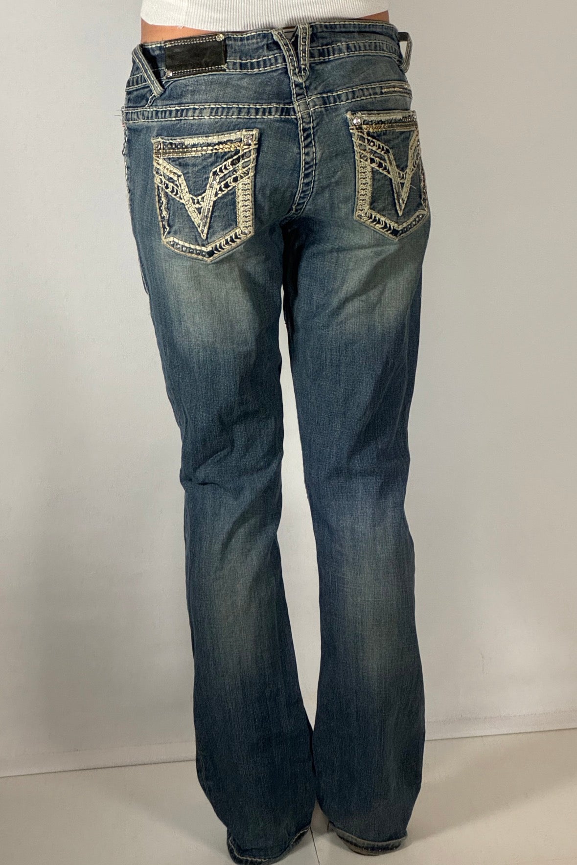 Lågmidjade jeans stl: S