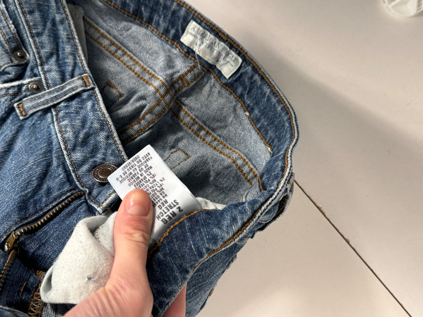 Lågmidjade jeans stl: XS