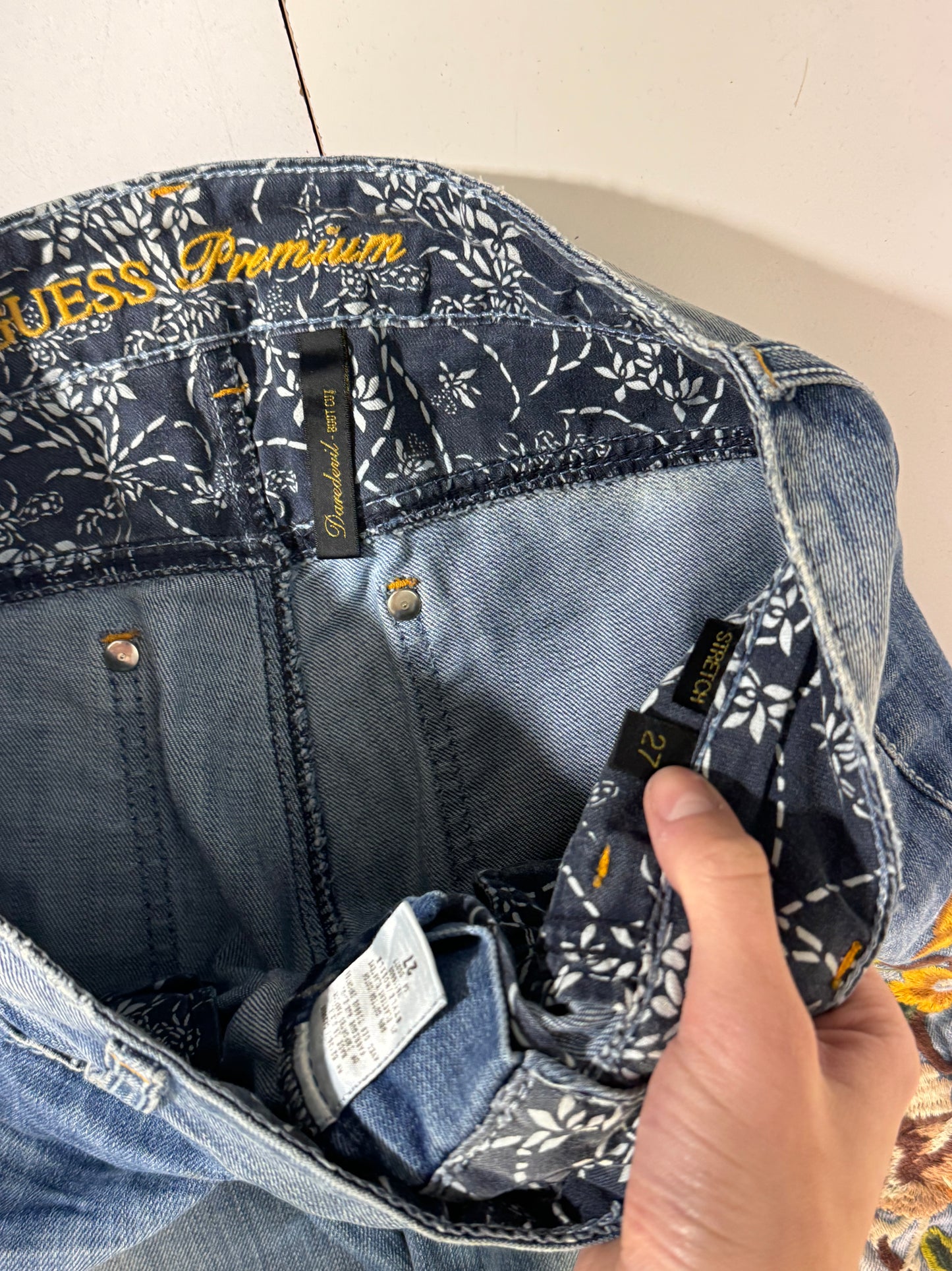 Lavtaljede jeans str: S