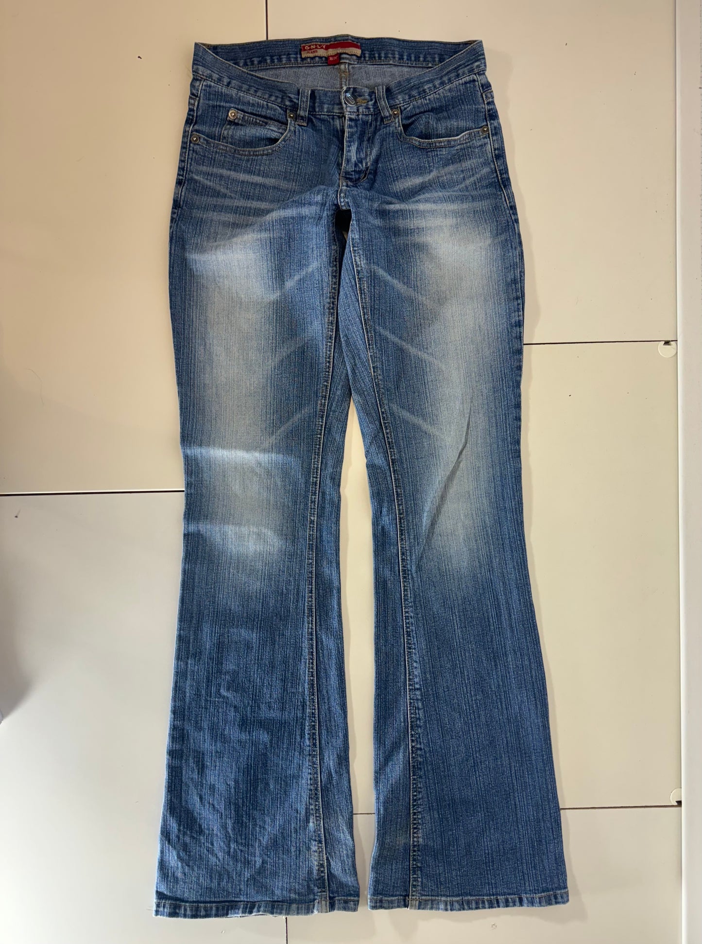 Lågmidjade jeans-stl: XS