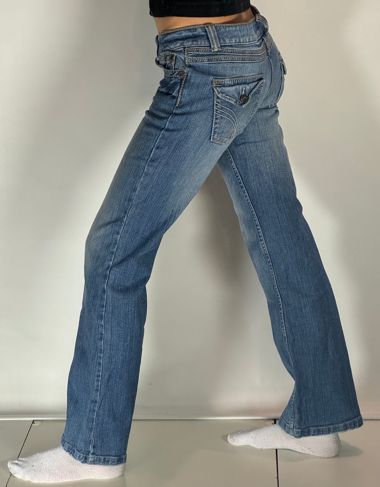 Lågmidjade jeans stl: S
