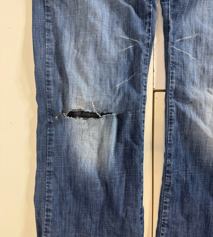 Lågmidjade jeans–stl: M