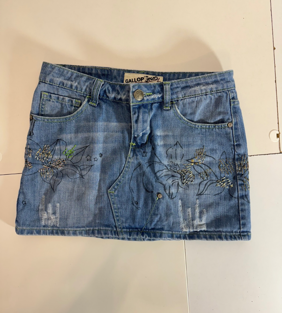 Jeans kjol–stl: XS