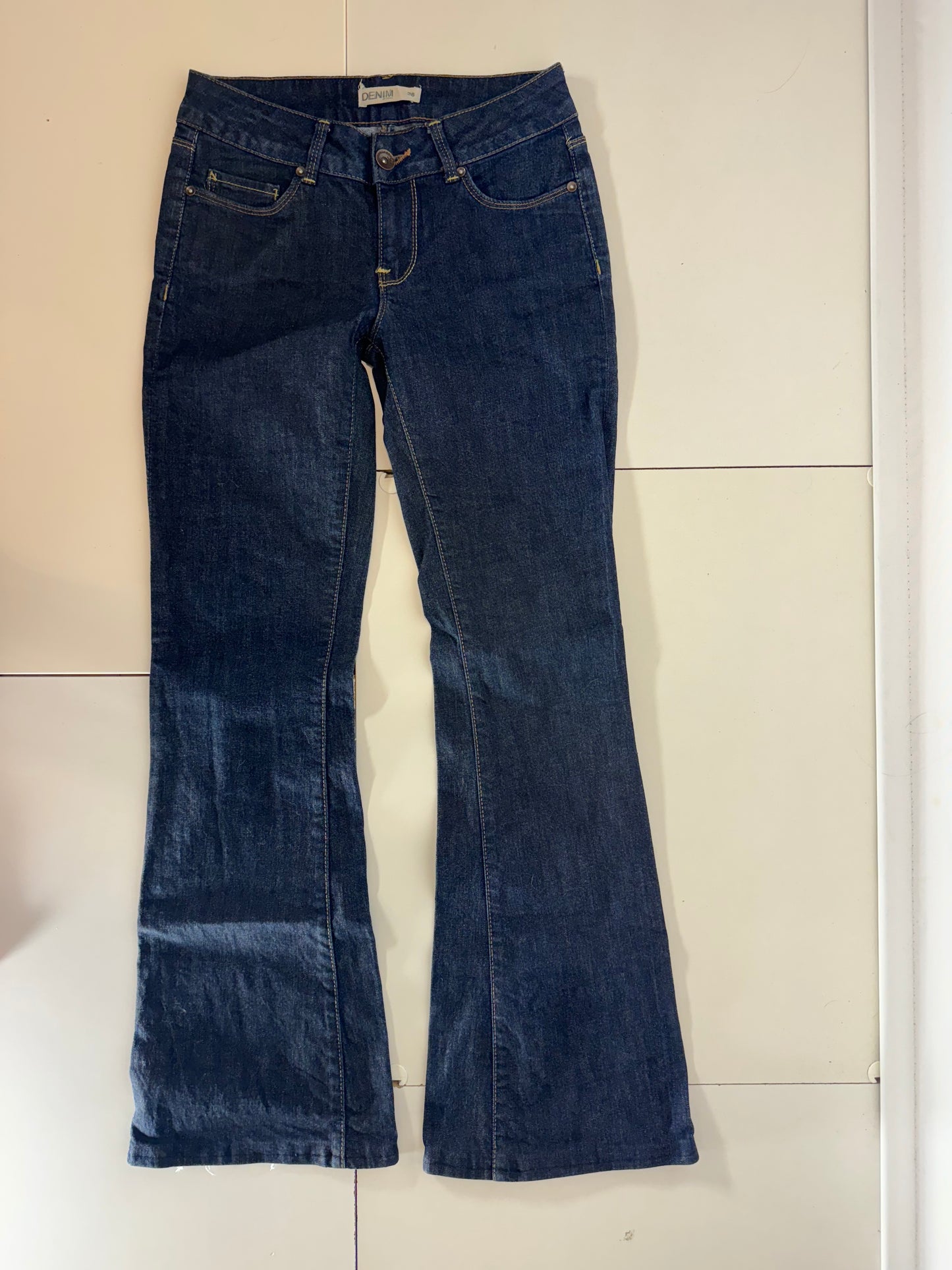 Lågmidjade jeans–stl: XS