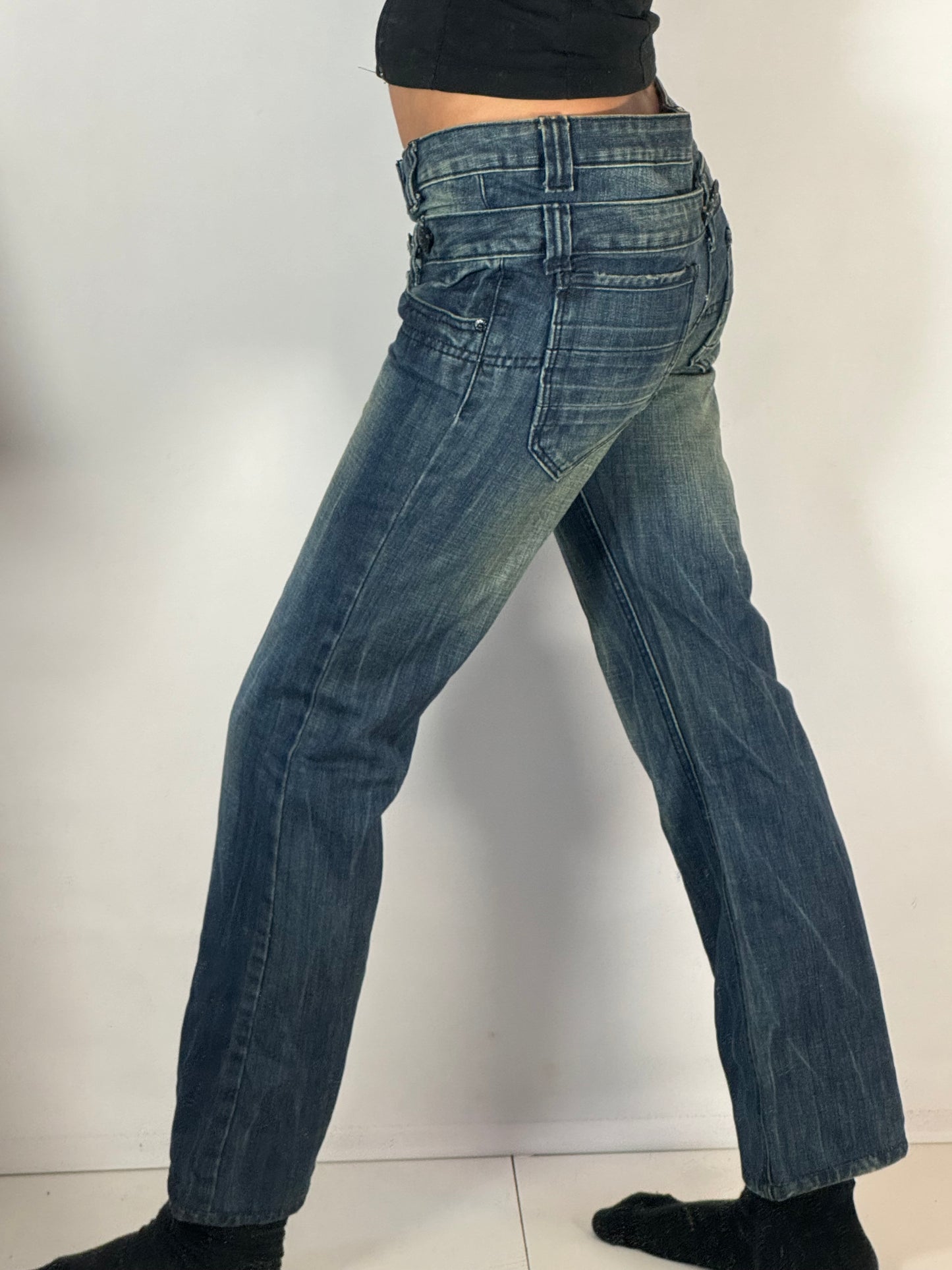 Lågmidjade jeans stl: XS