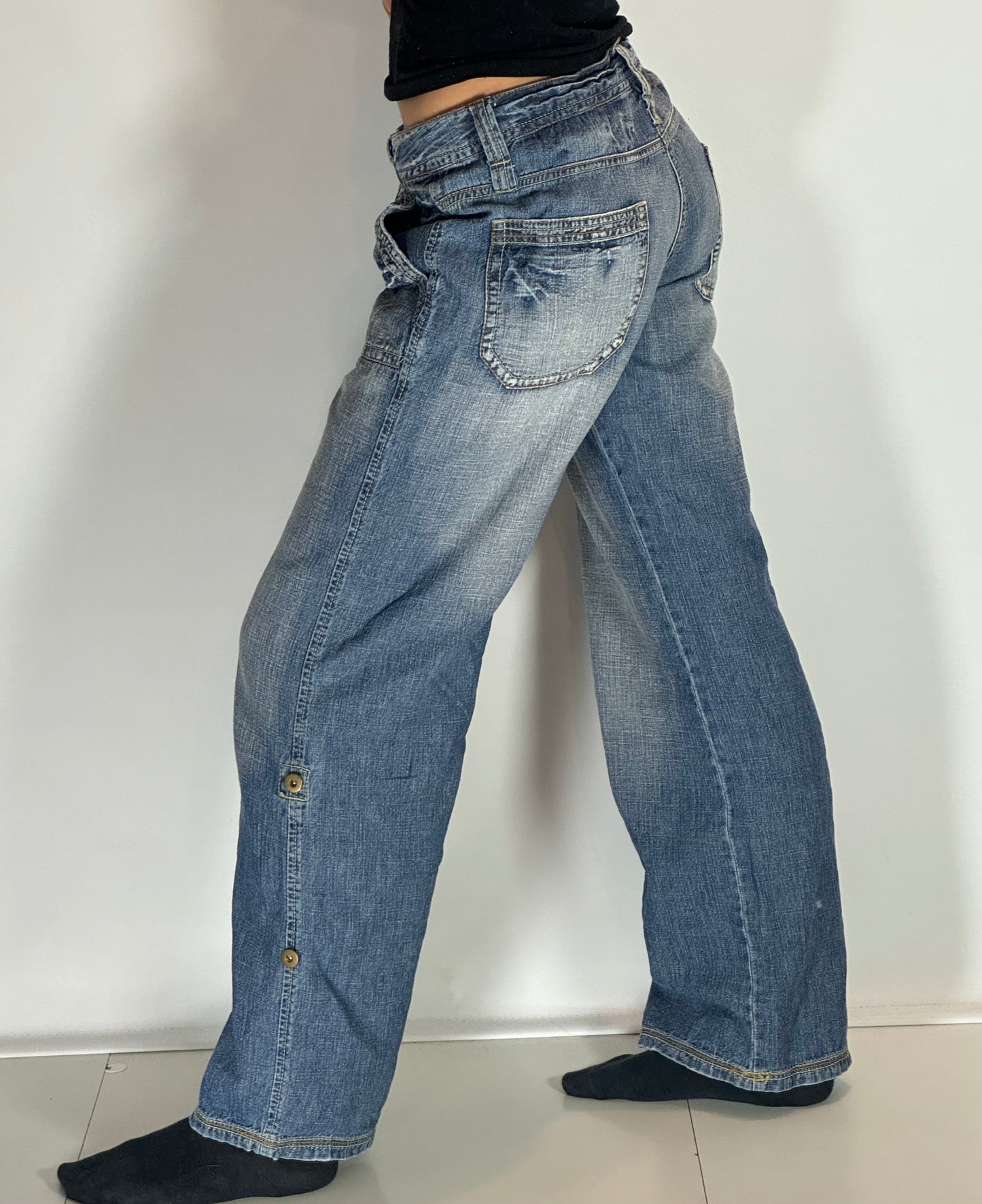 Lågmidjade jeans stl: L