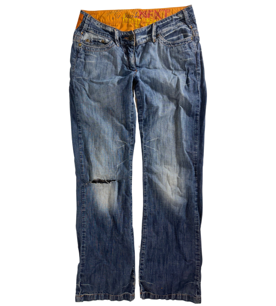 Lågmidjade jeans–stl: M