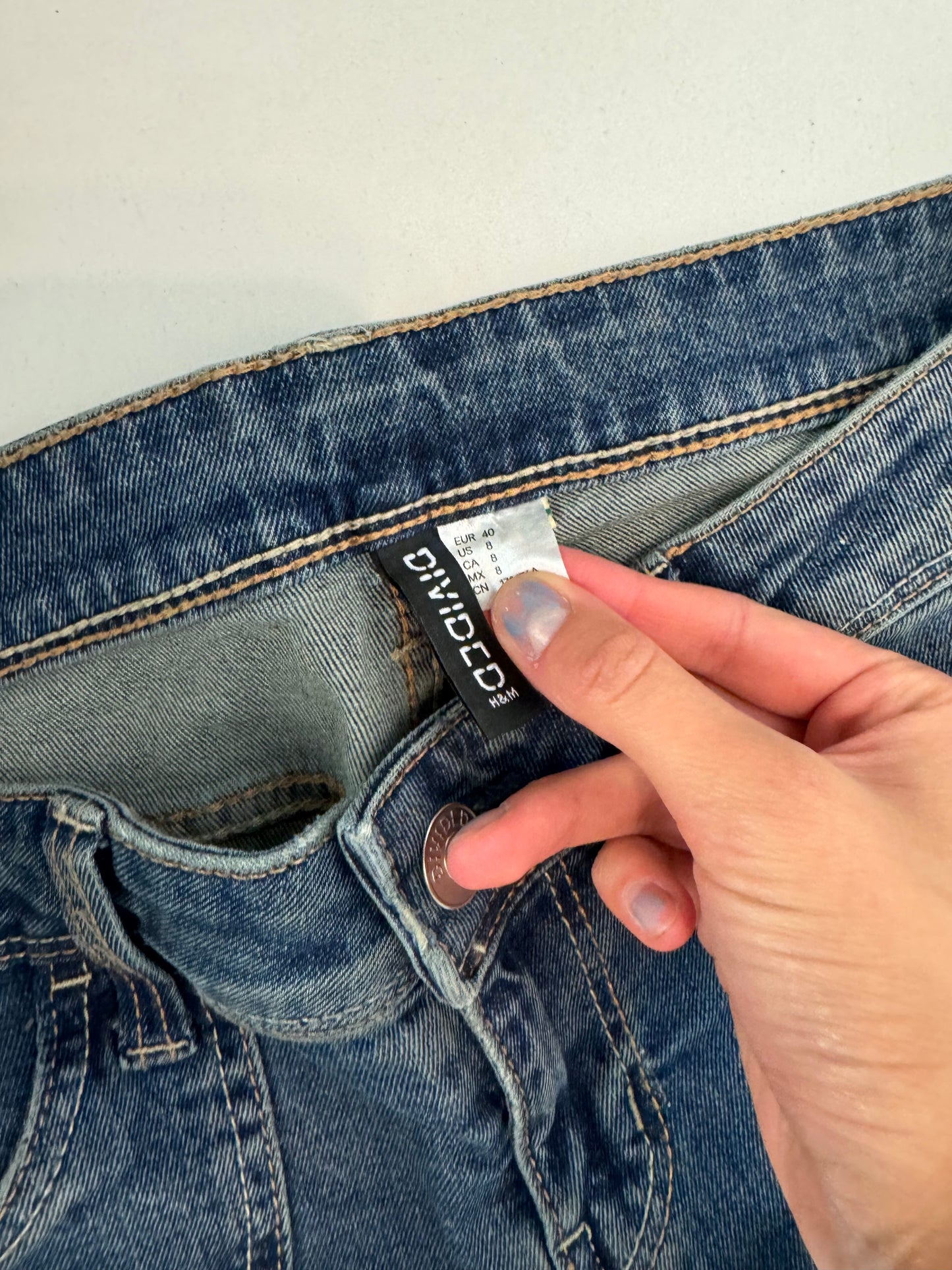 Lågmidjade jeans stl: S