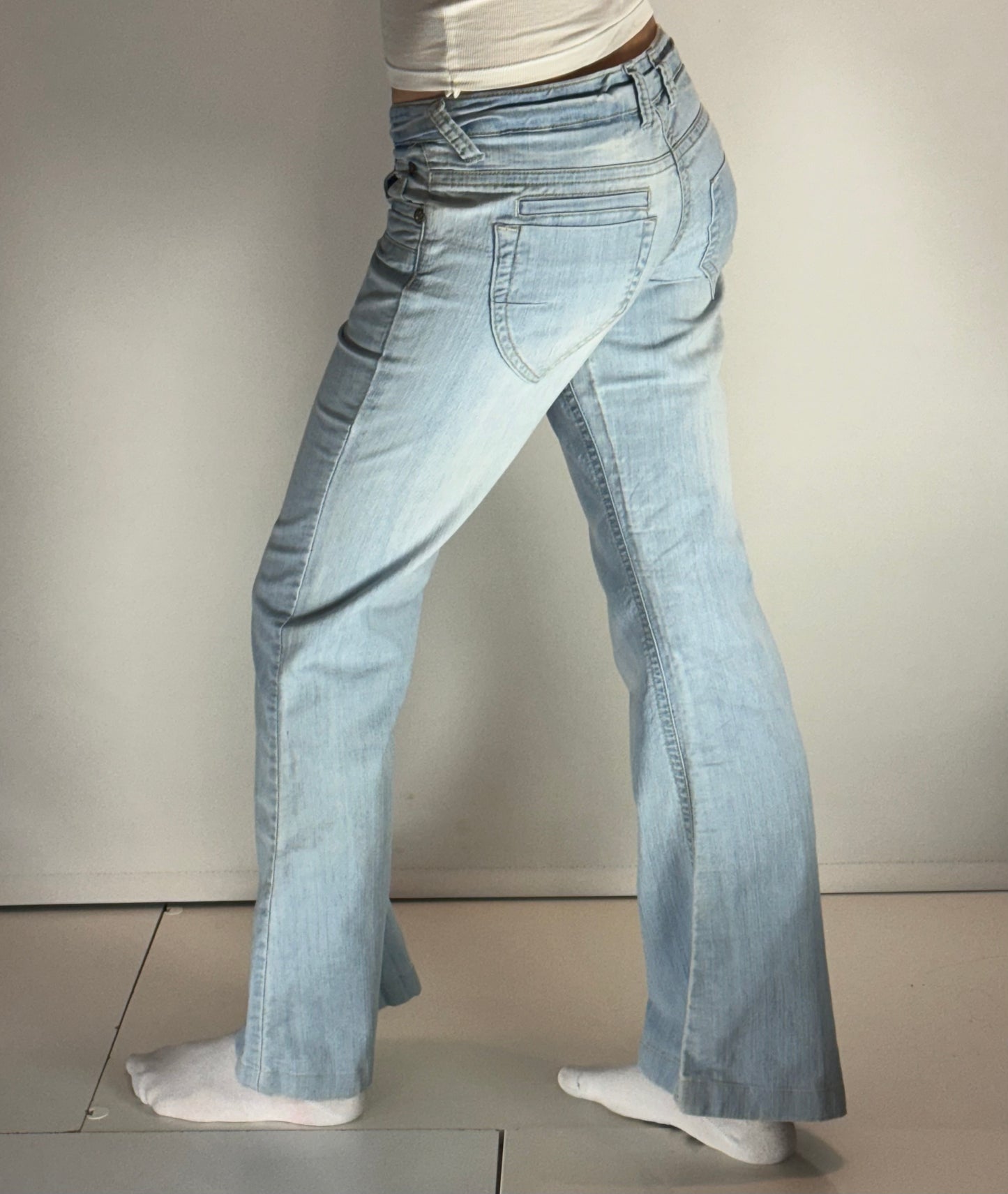 Lågmidjade jeans stl: S