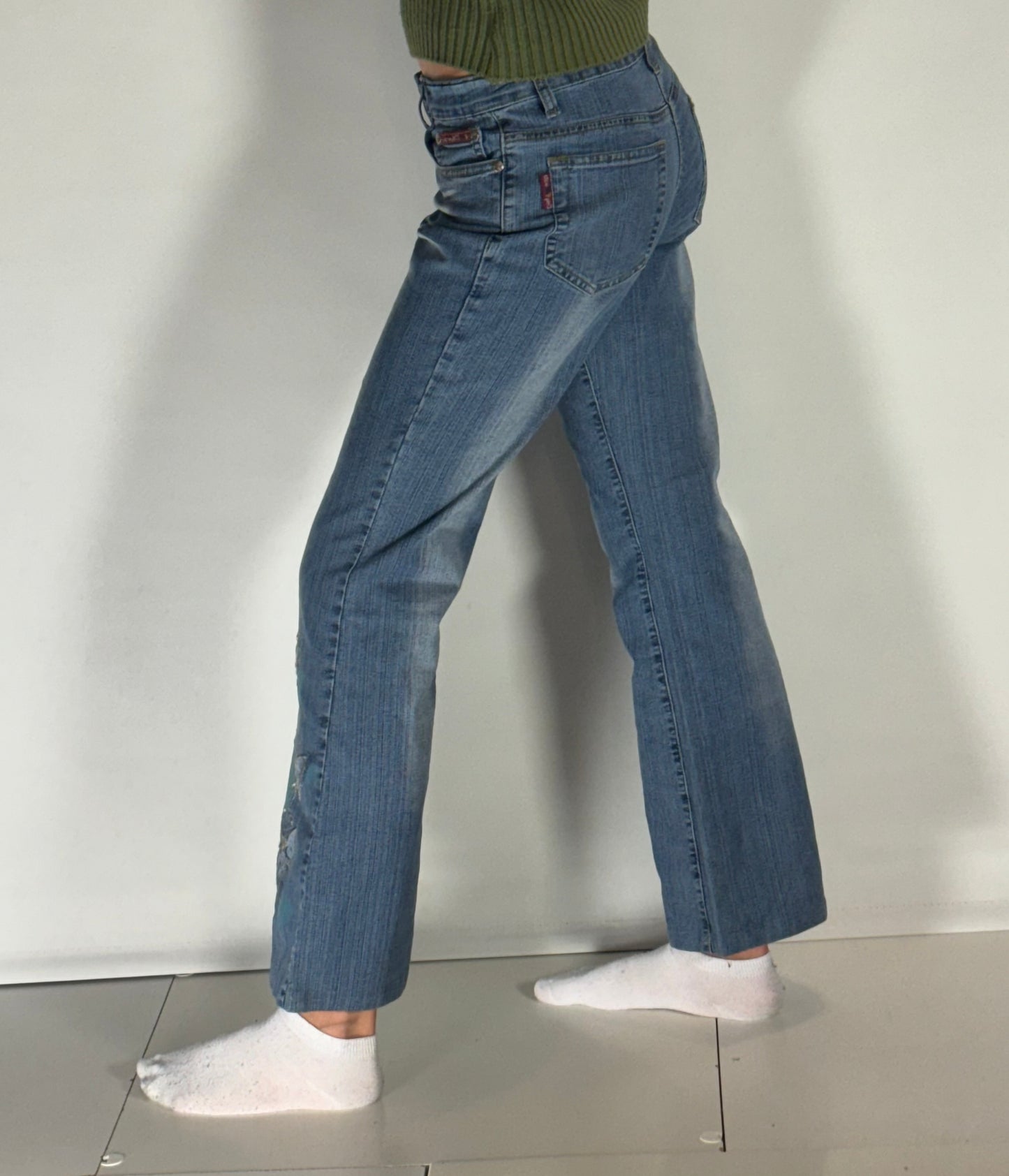 Utsvängda jeans–stl: XS/S