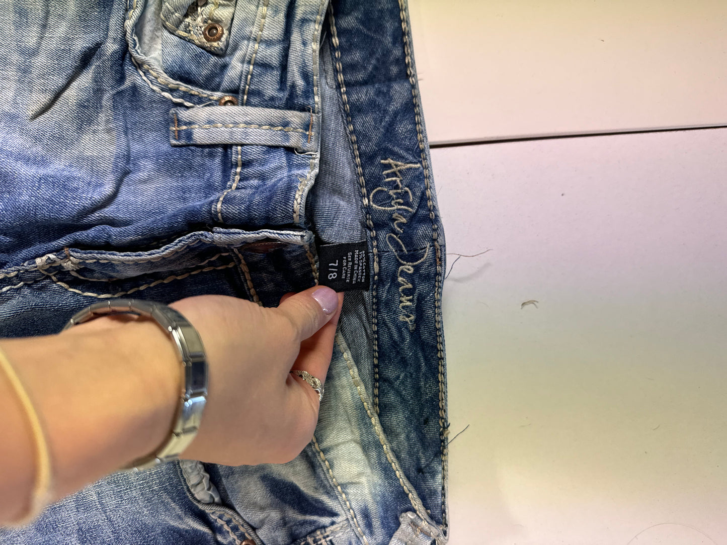 Lågmidjade jeans stl: