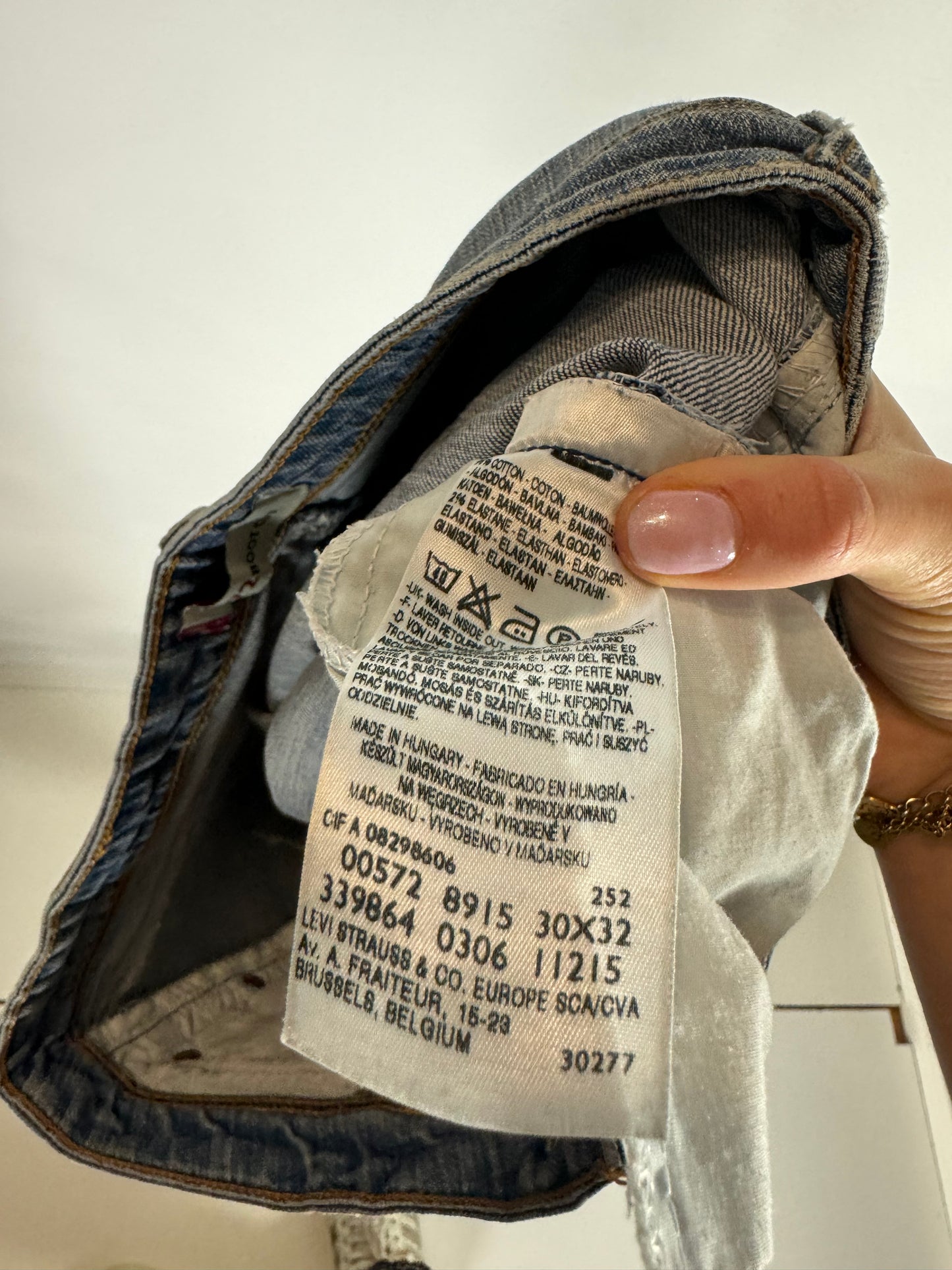 Lågmidjade jeans stl: S