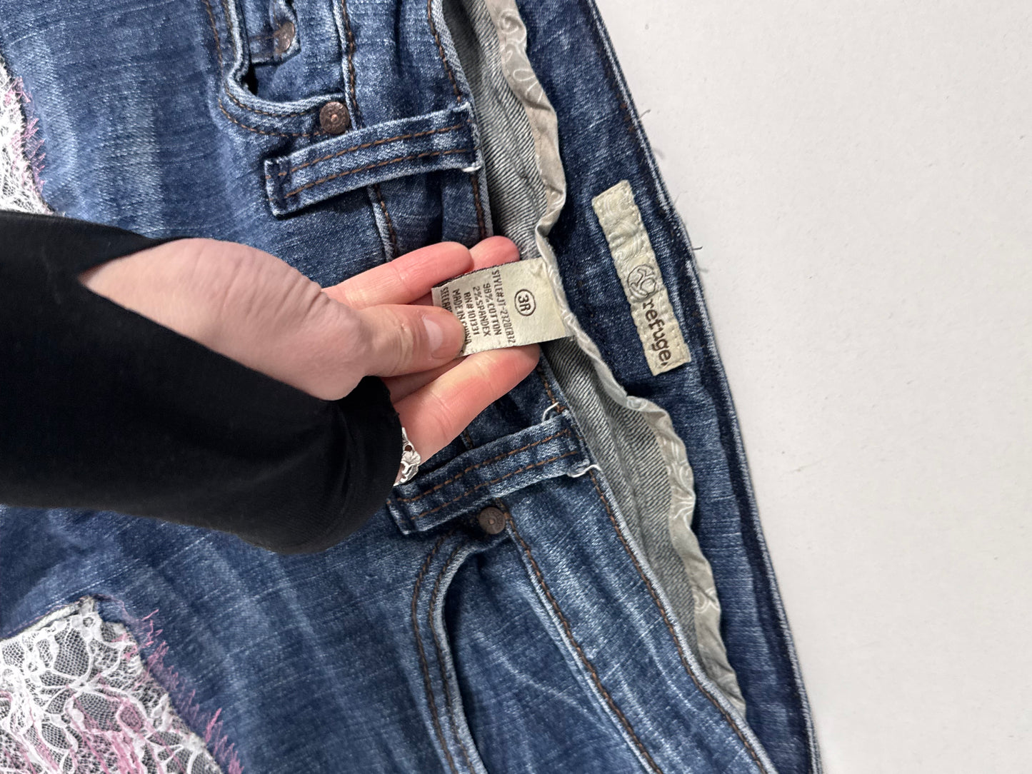 Lågmidjade jeans stl: XS