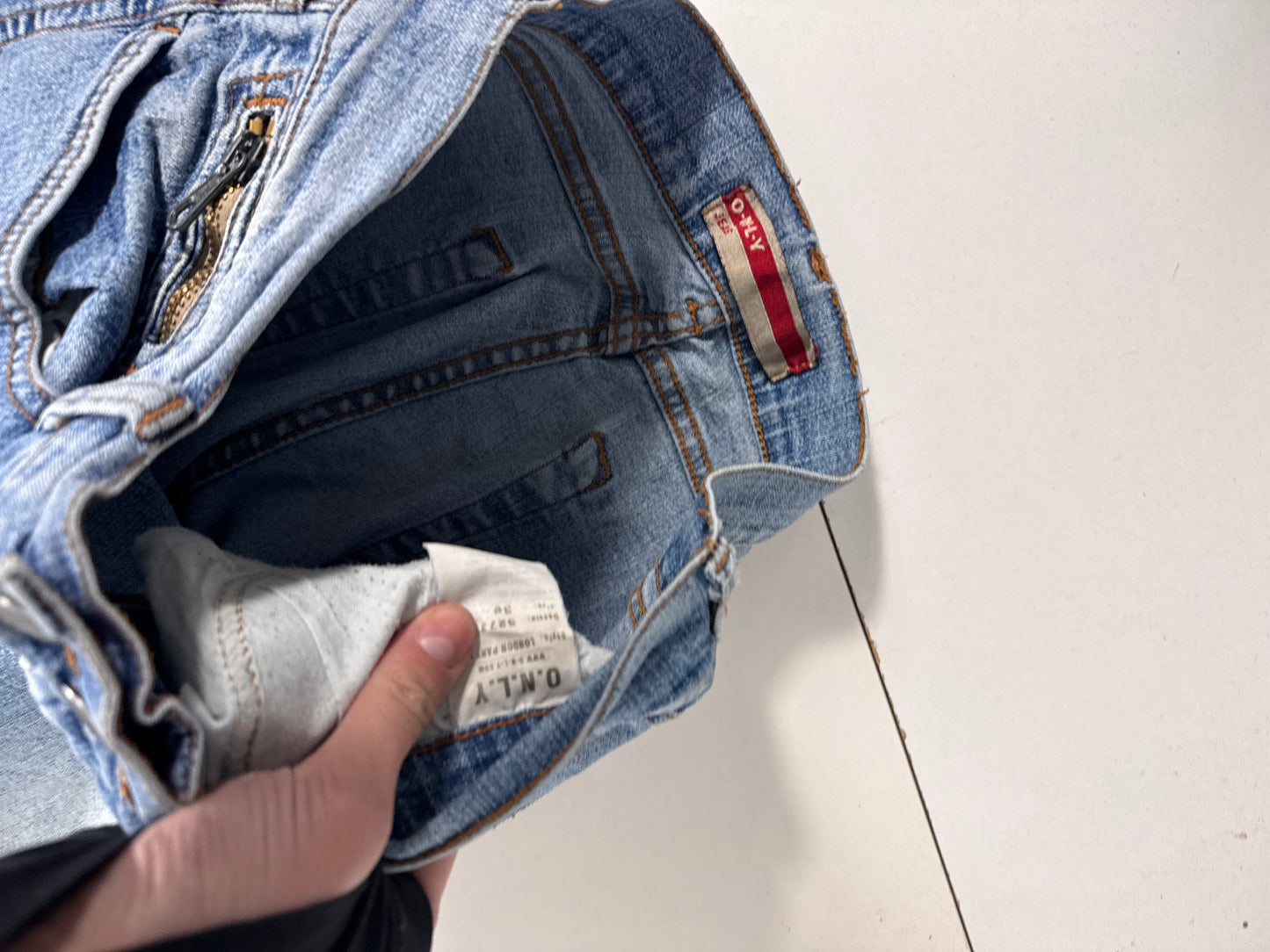 Lågmidjade jeans stl: XS