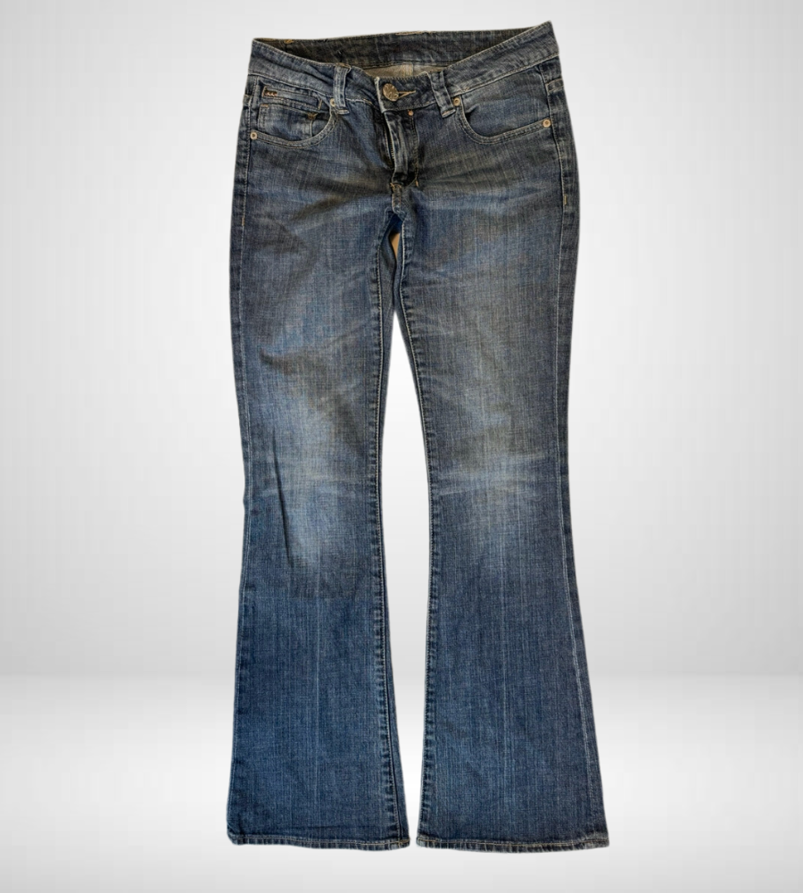 Lågmidjade jeans–stl: XS