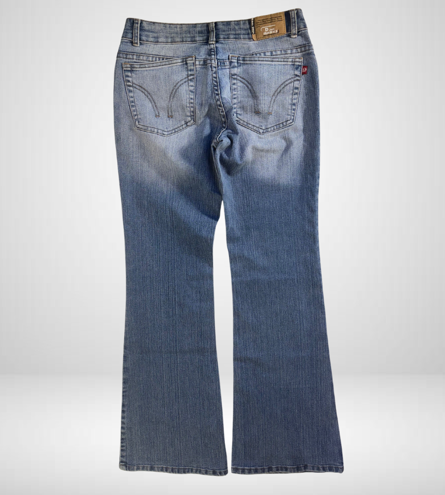 Lågmidjade jeans–stl: S