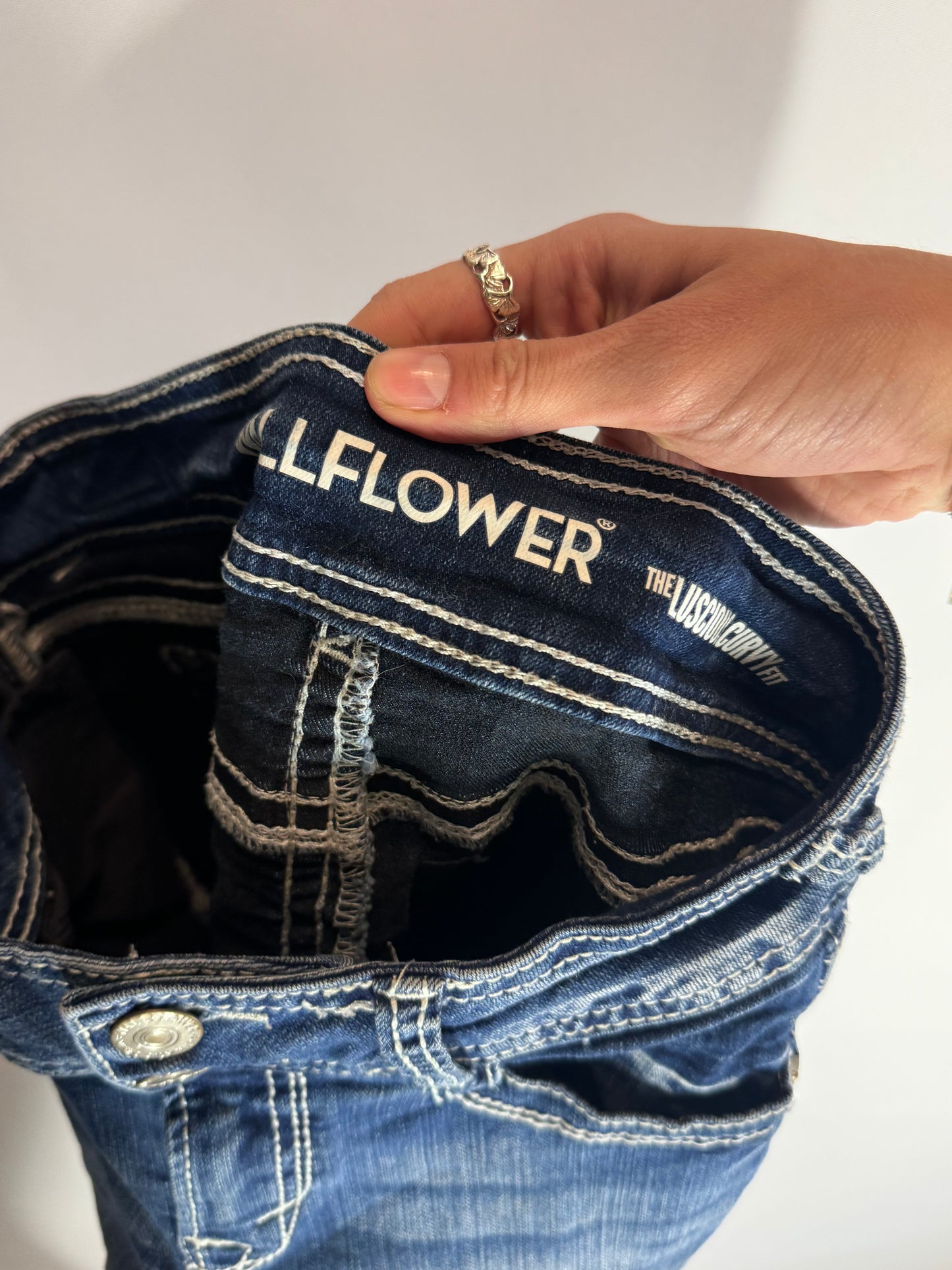 Lågmidjade jeans stl: XXS