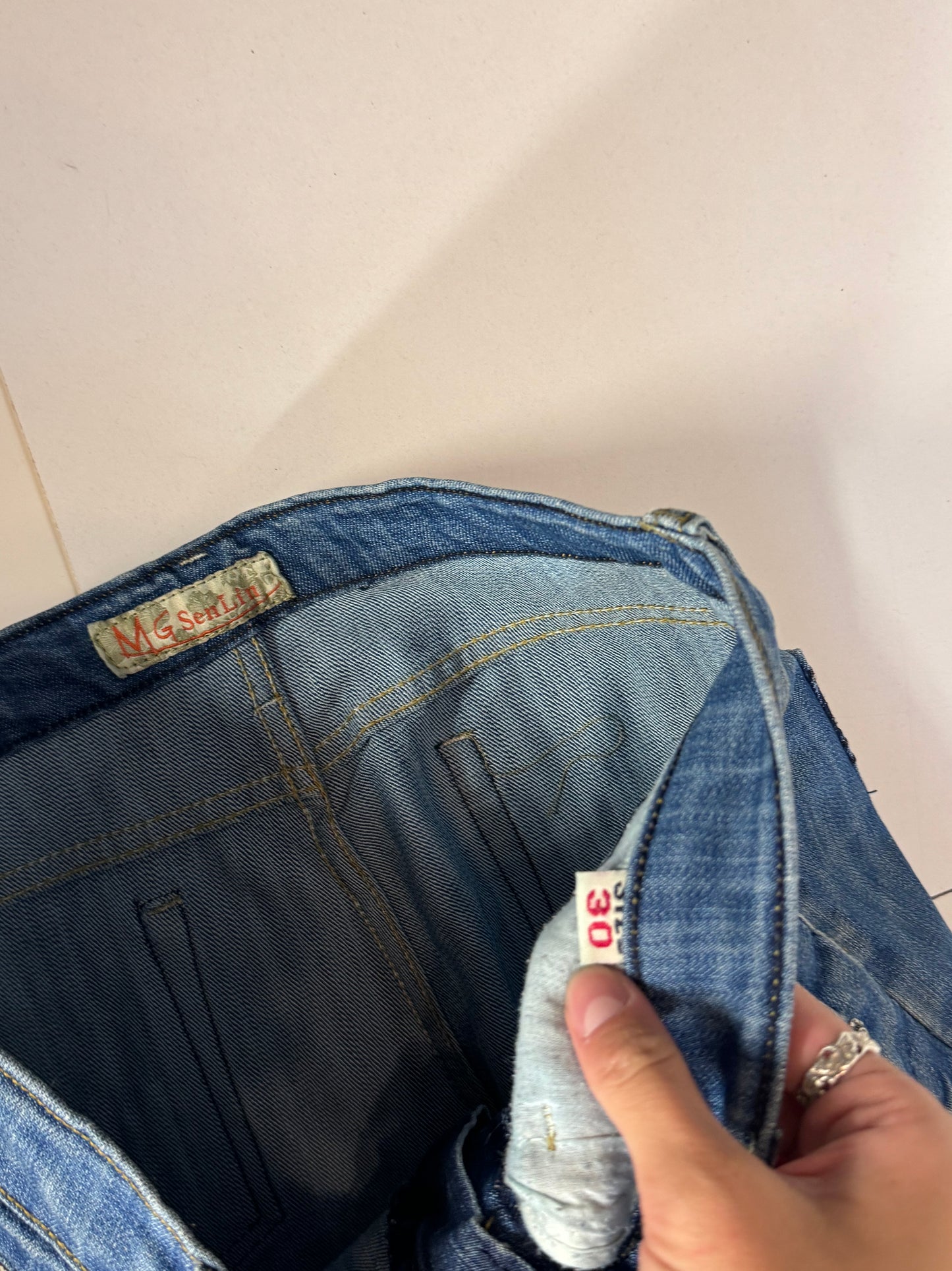 Lågmidjade jeans stl: S