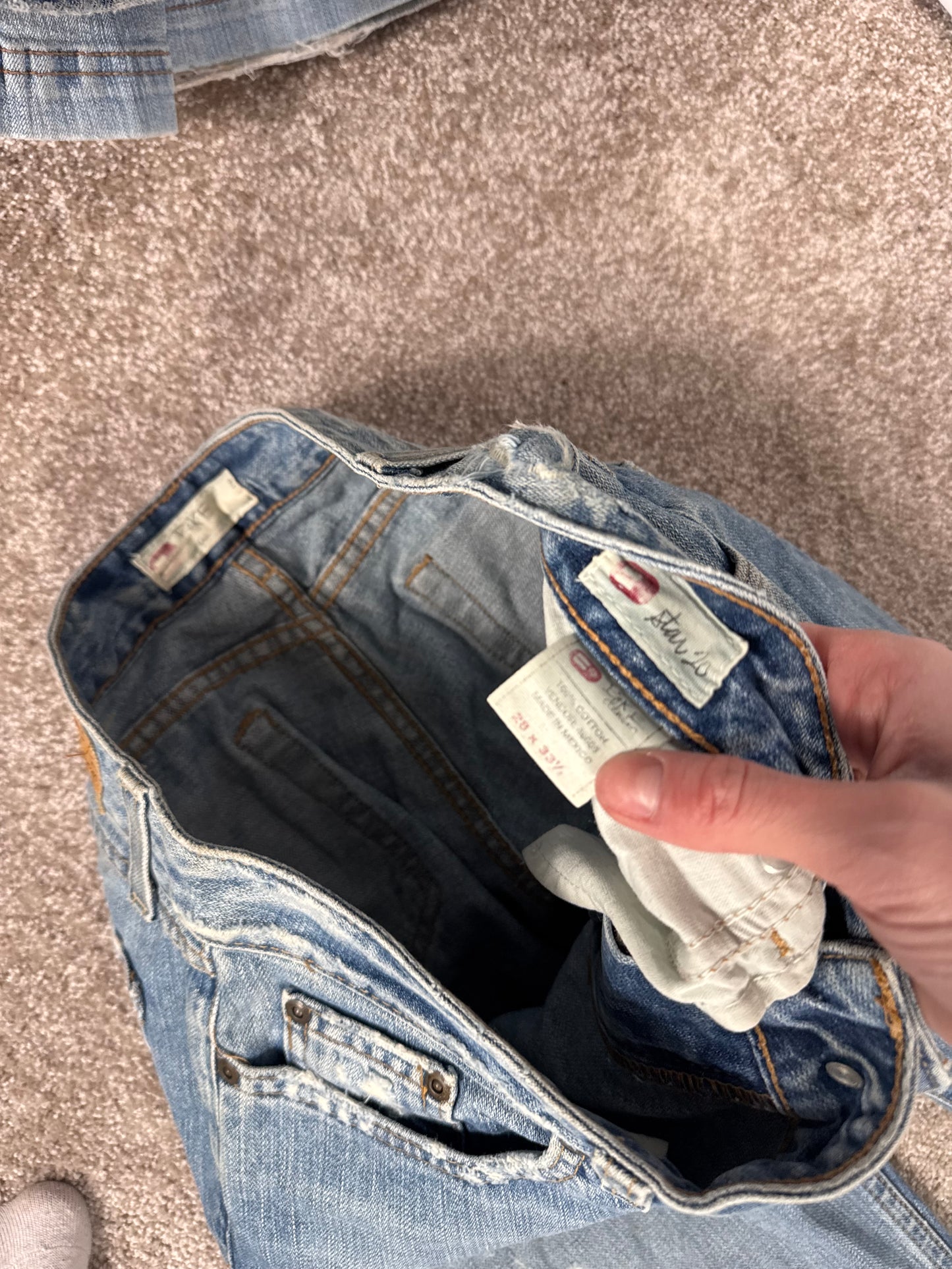 Lavtlivsjeans størrelse: