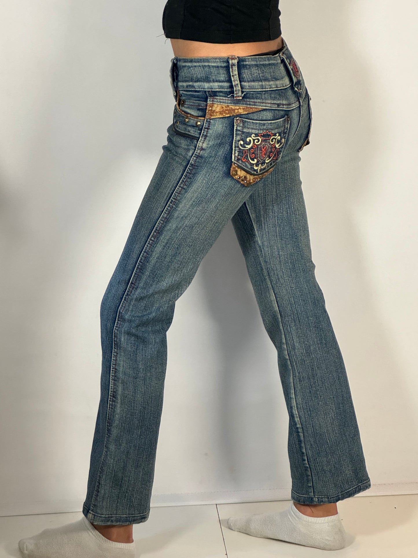 Lågmidjade jeans stl: XS