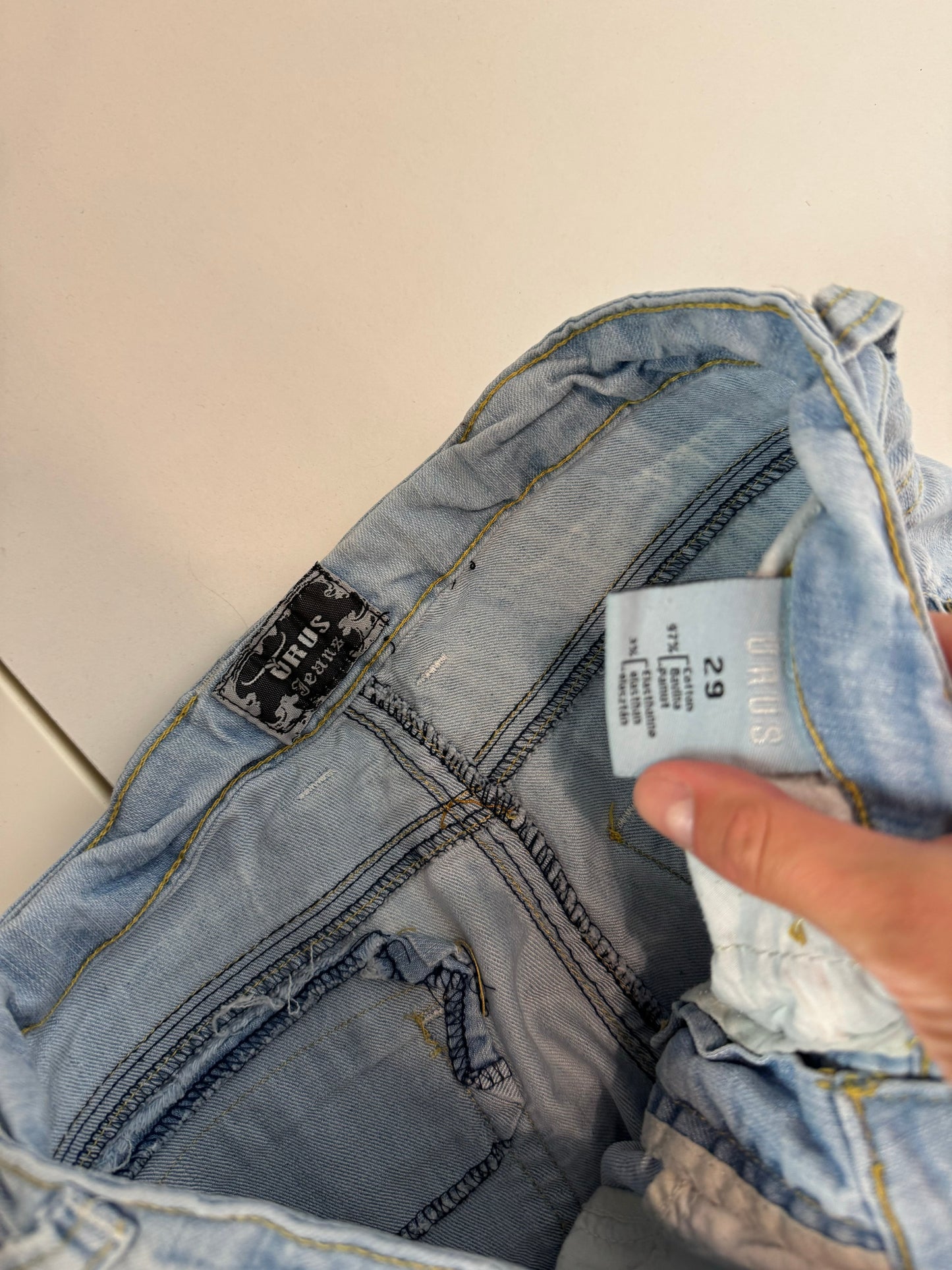 Lågmidjade jeans stl: S