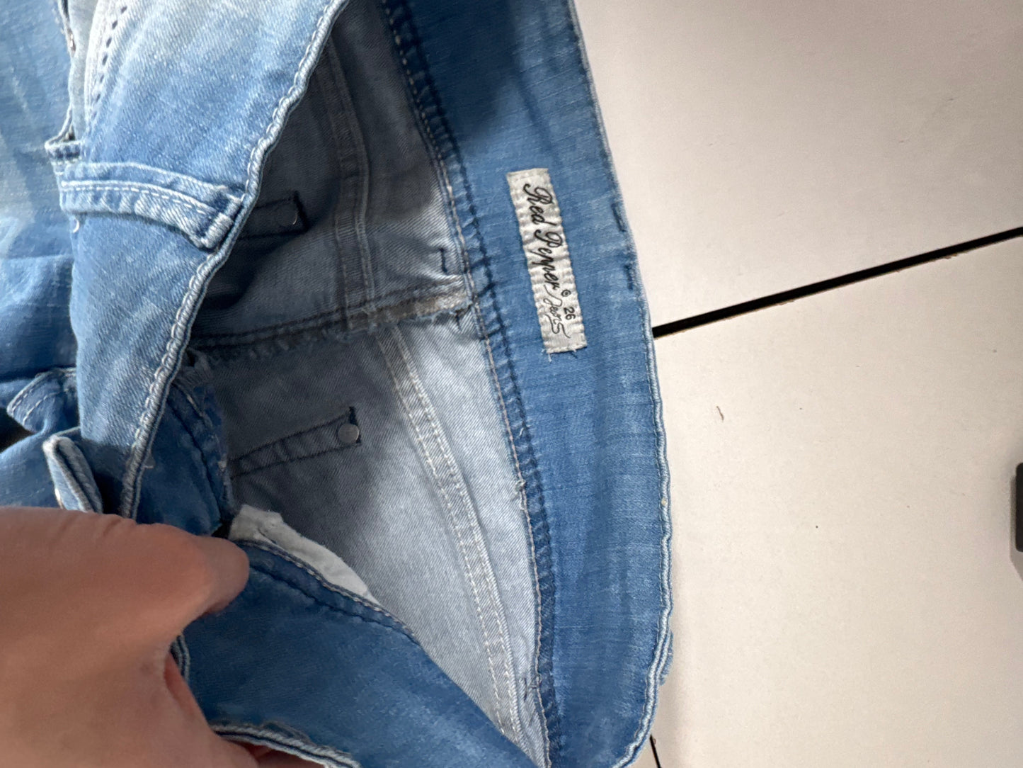 Lågmidjade jeans stl: XS