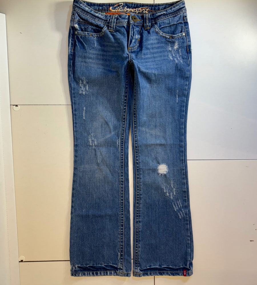 Lågmidjade jeans–stl: S