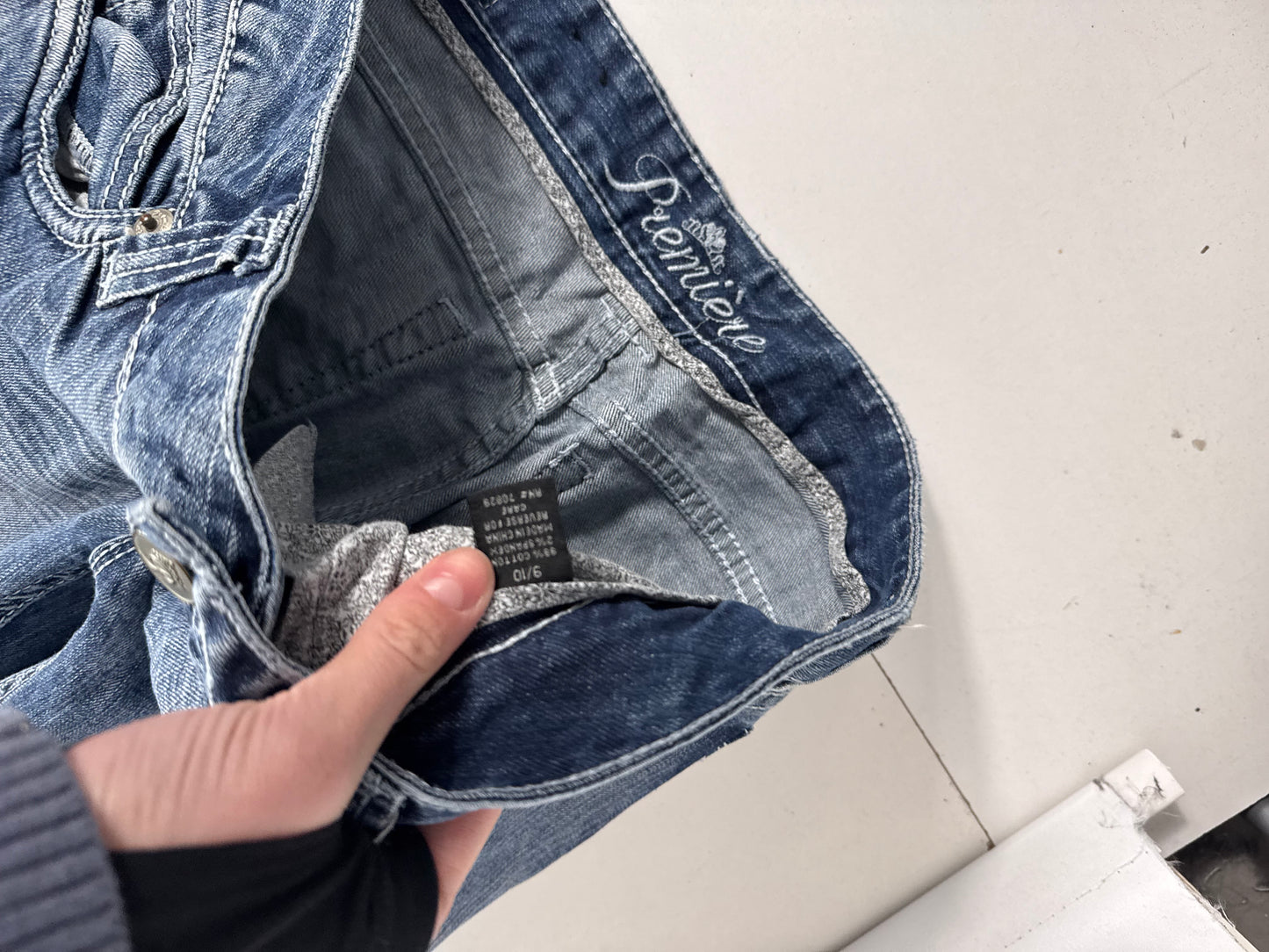 Lågmidjade jeans stl: M