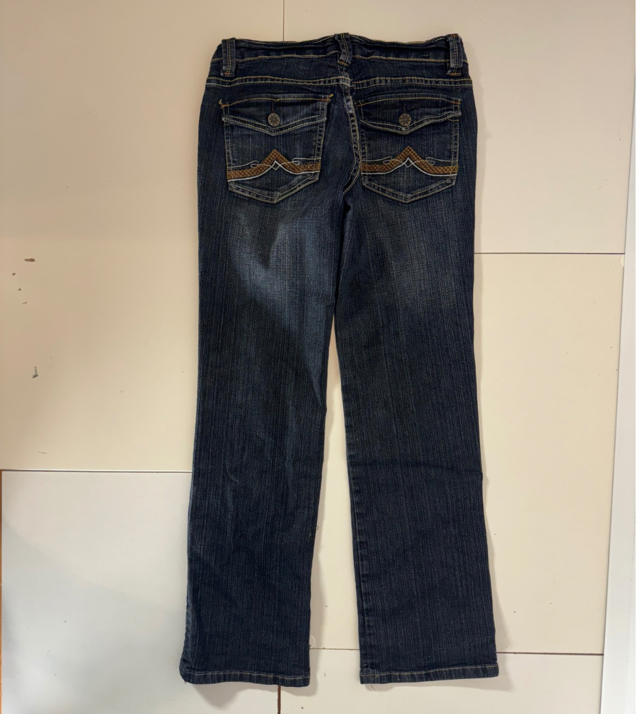 Lågmidjade jeans–stl: XS