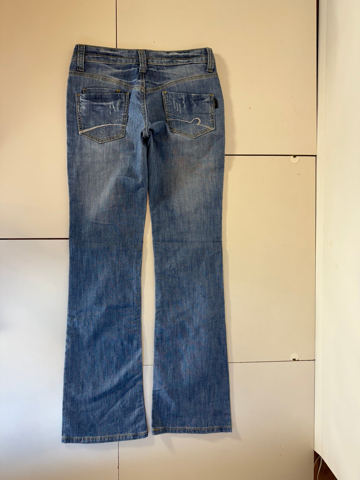 Lågmidjade jeans–stl: XS
