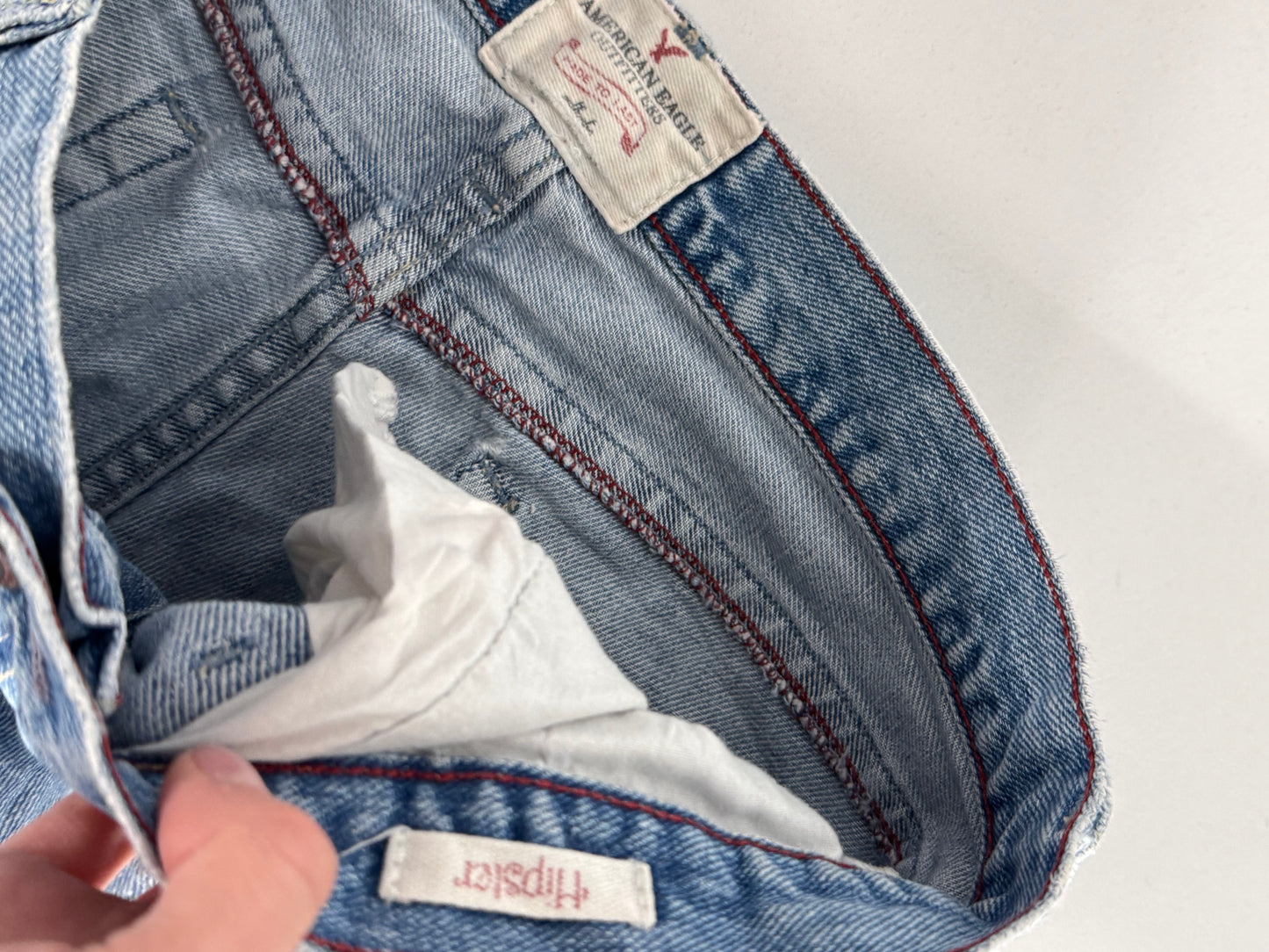 Lavtaljede jeans str: M