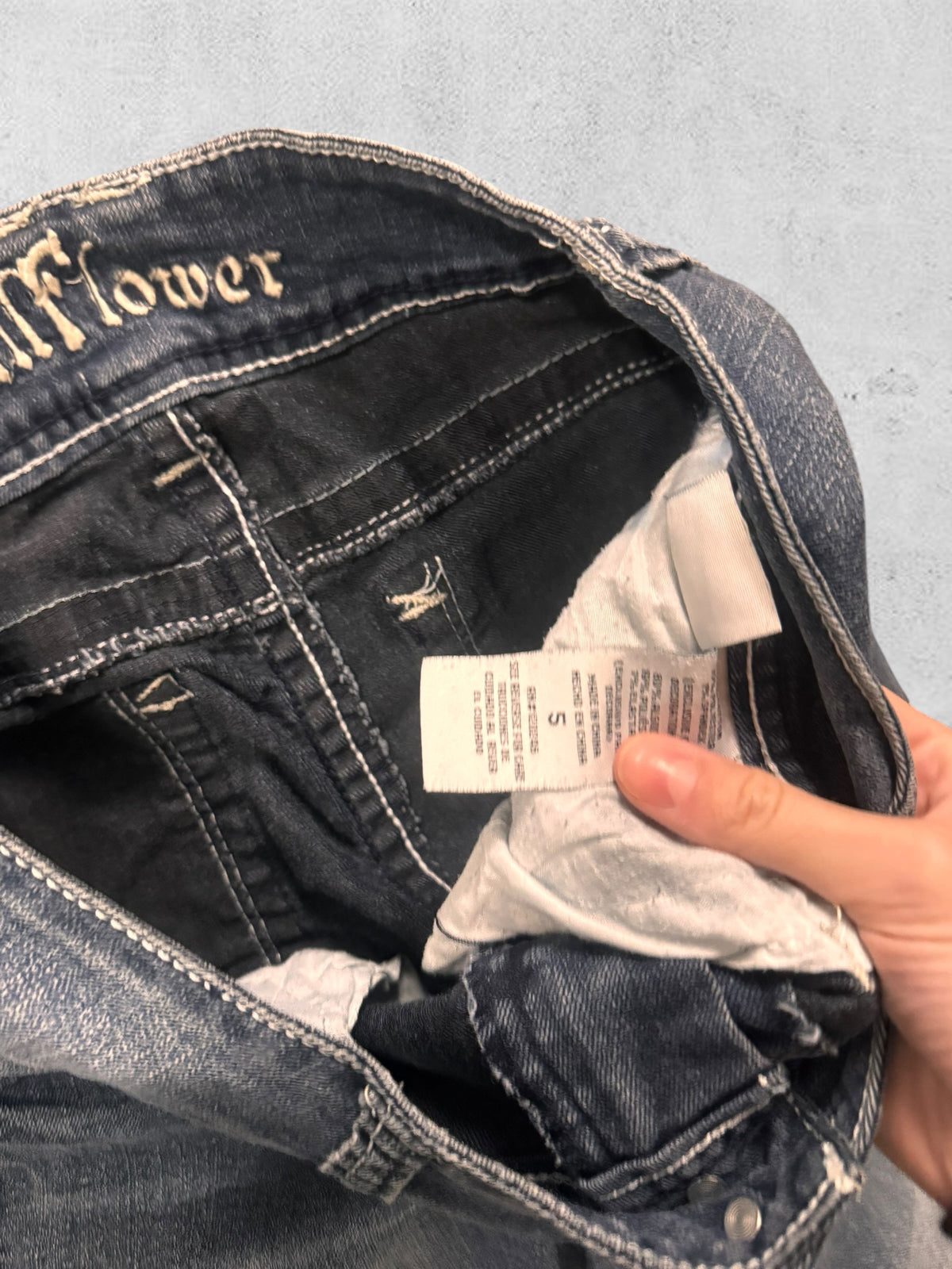 Lågmidjade jeans stl: XS