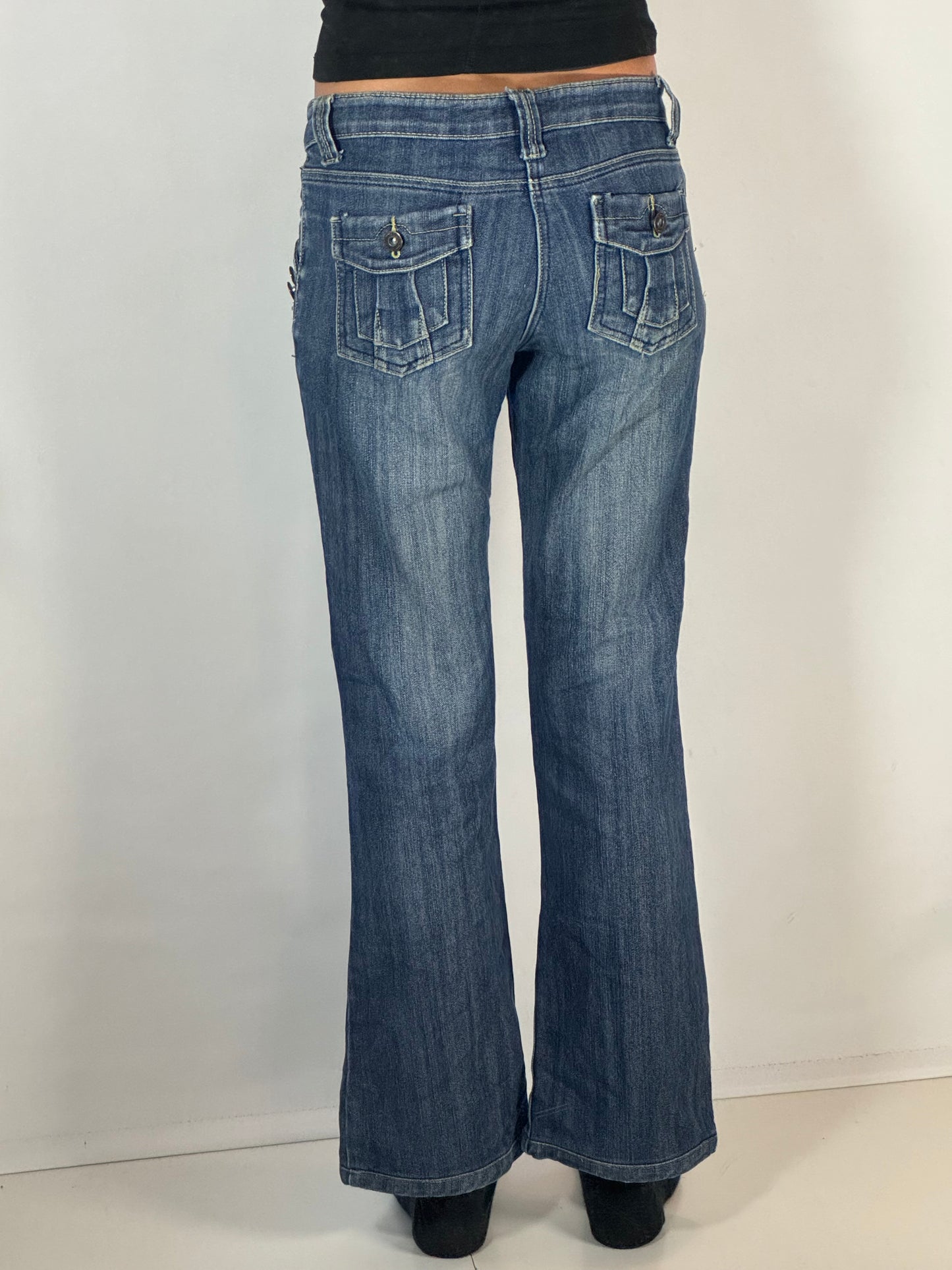Lågmidjade jeans stl: S