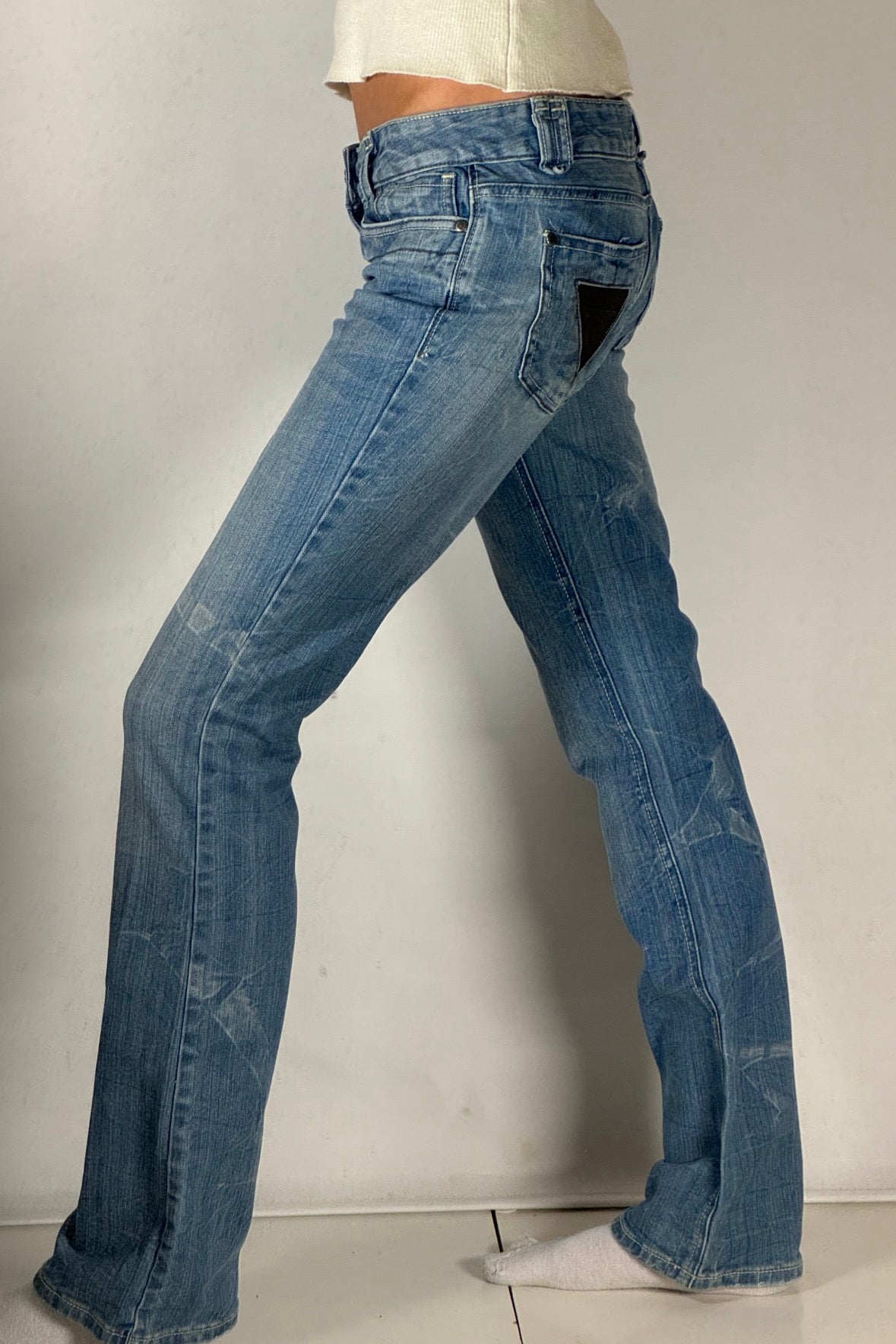 Lågmidjade jeans stl: XS