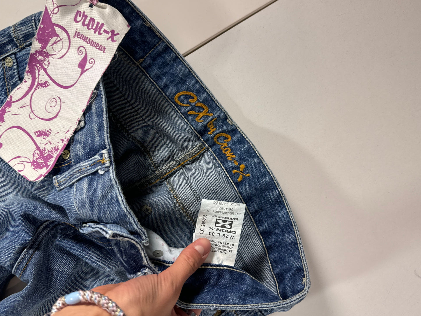 Lågmidjade jeans stl: S