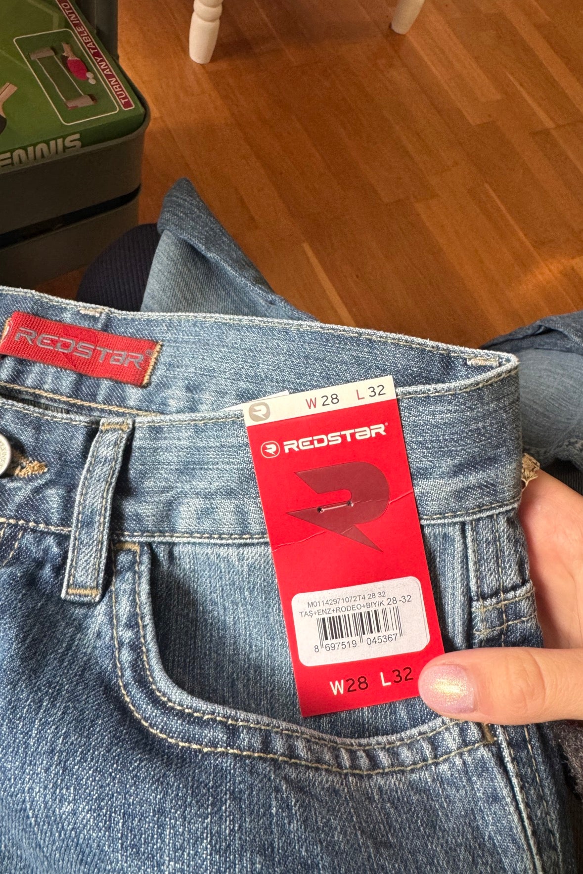 Lågmidjade jeans stl: XXS (W28/L32)