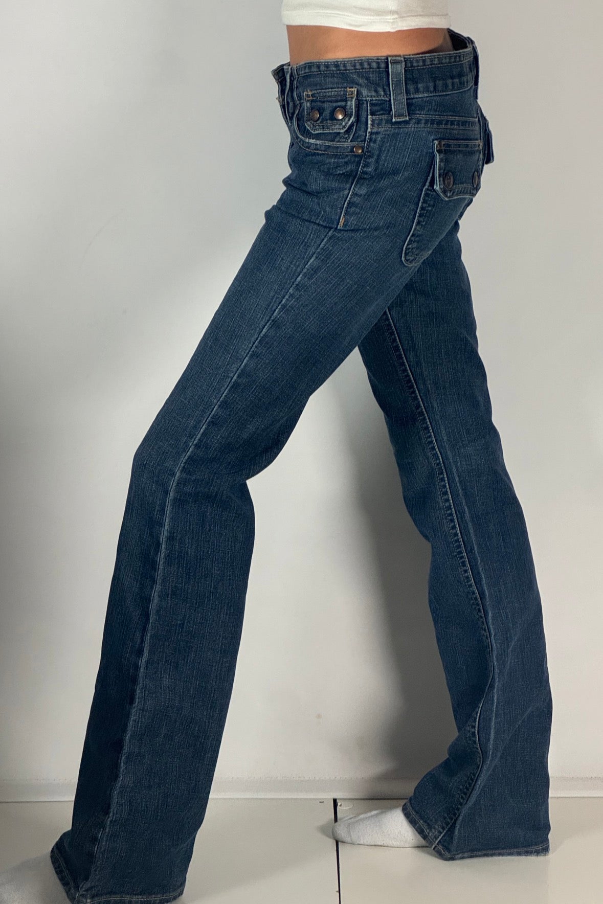 Lågmidjade jeans stl: S