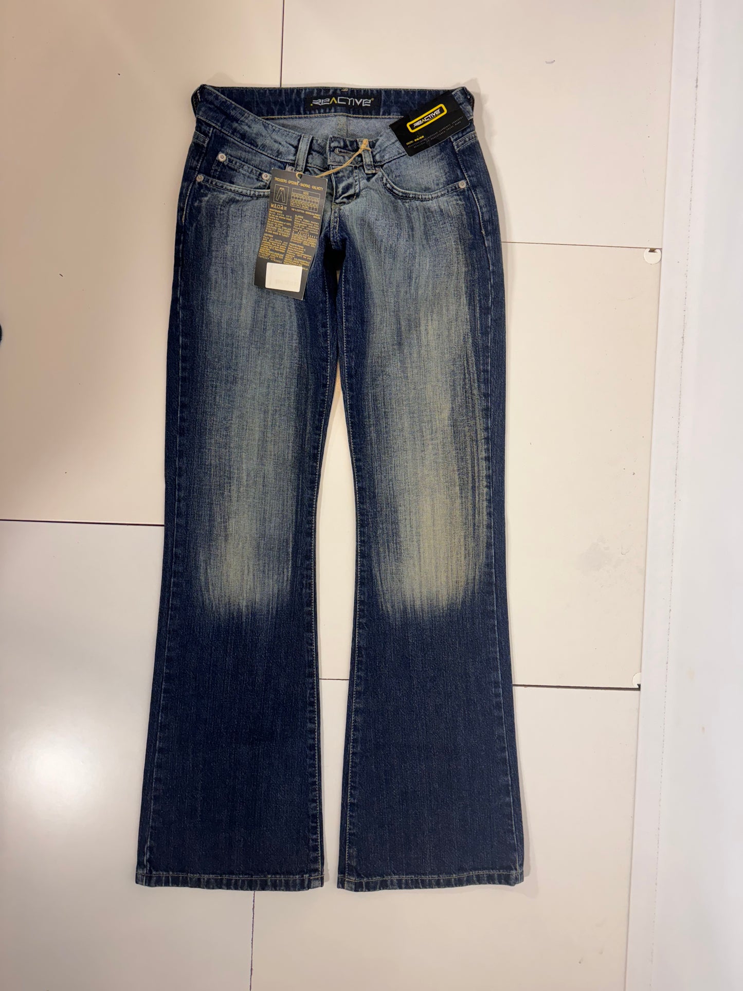 Lågmidjade jeans stl: XXXS (W26/L32)
