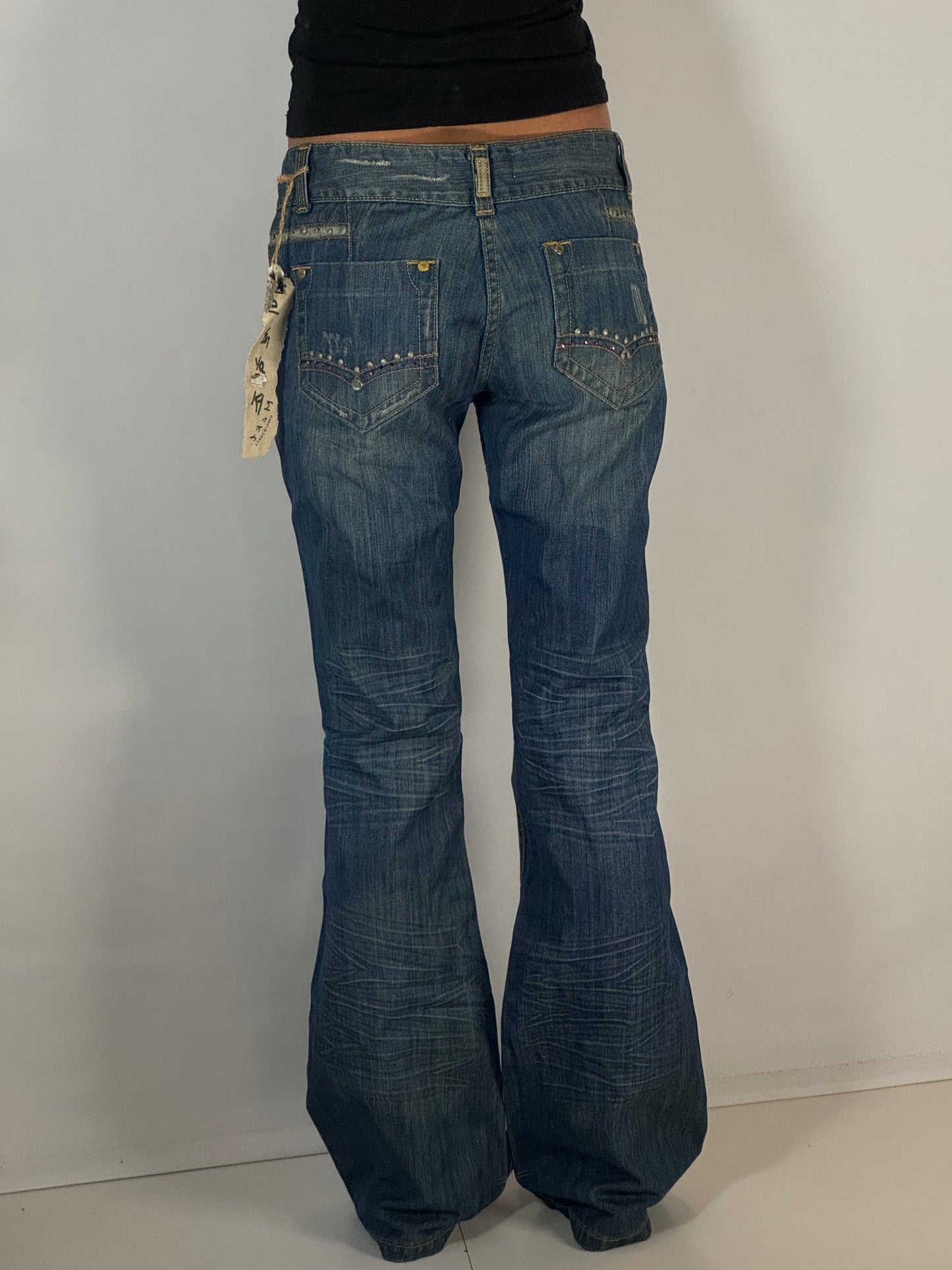 Lågmidjade jeans stl: S
